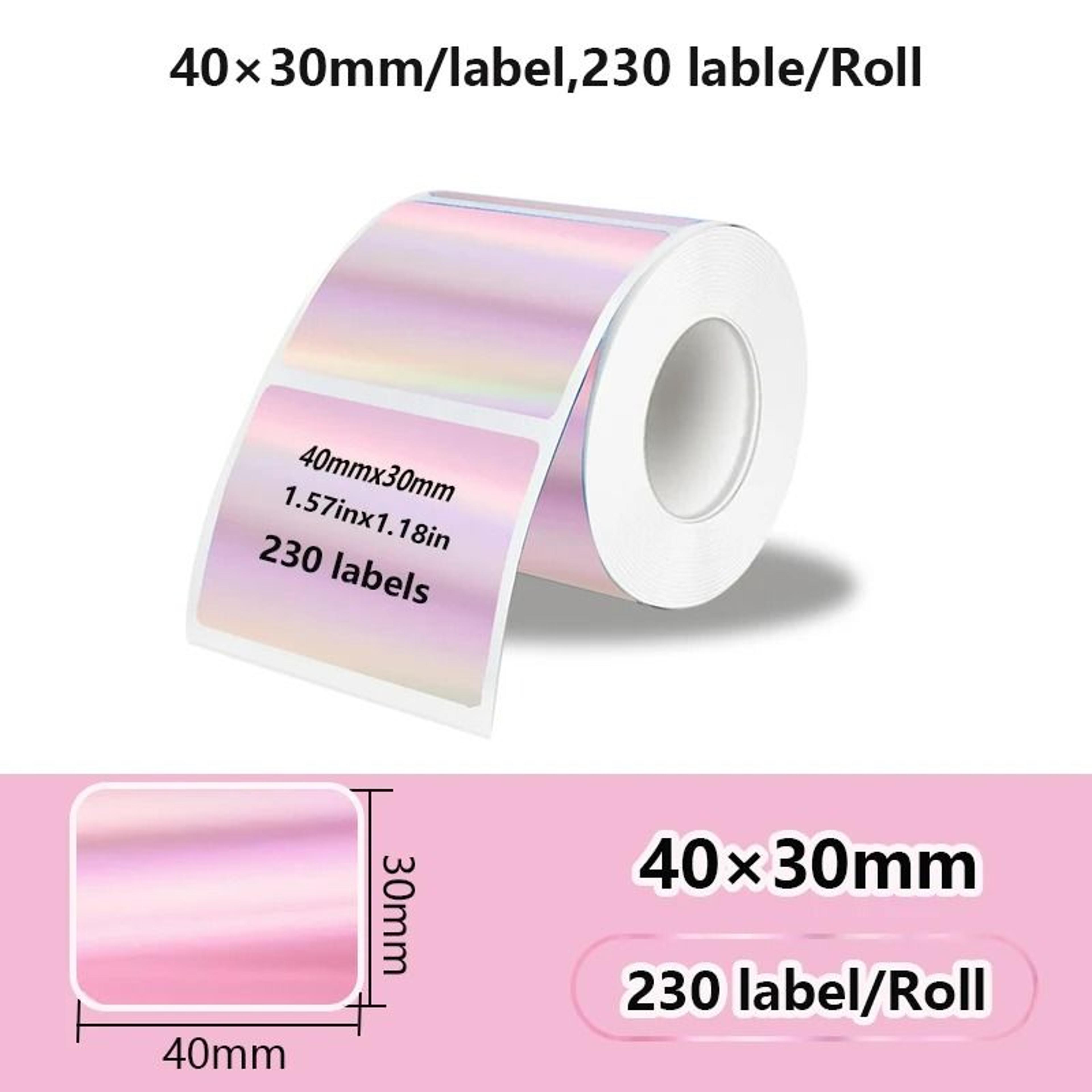 Laser Holographic Transparent Thermal Adhesive Label Rolls 16