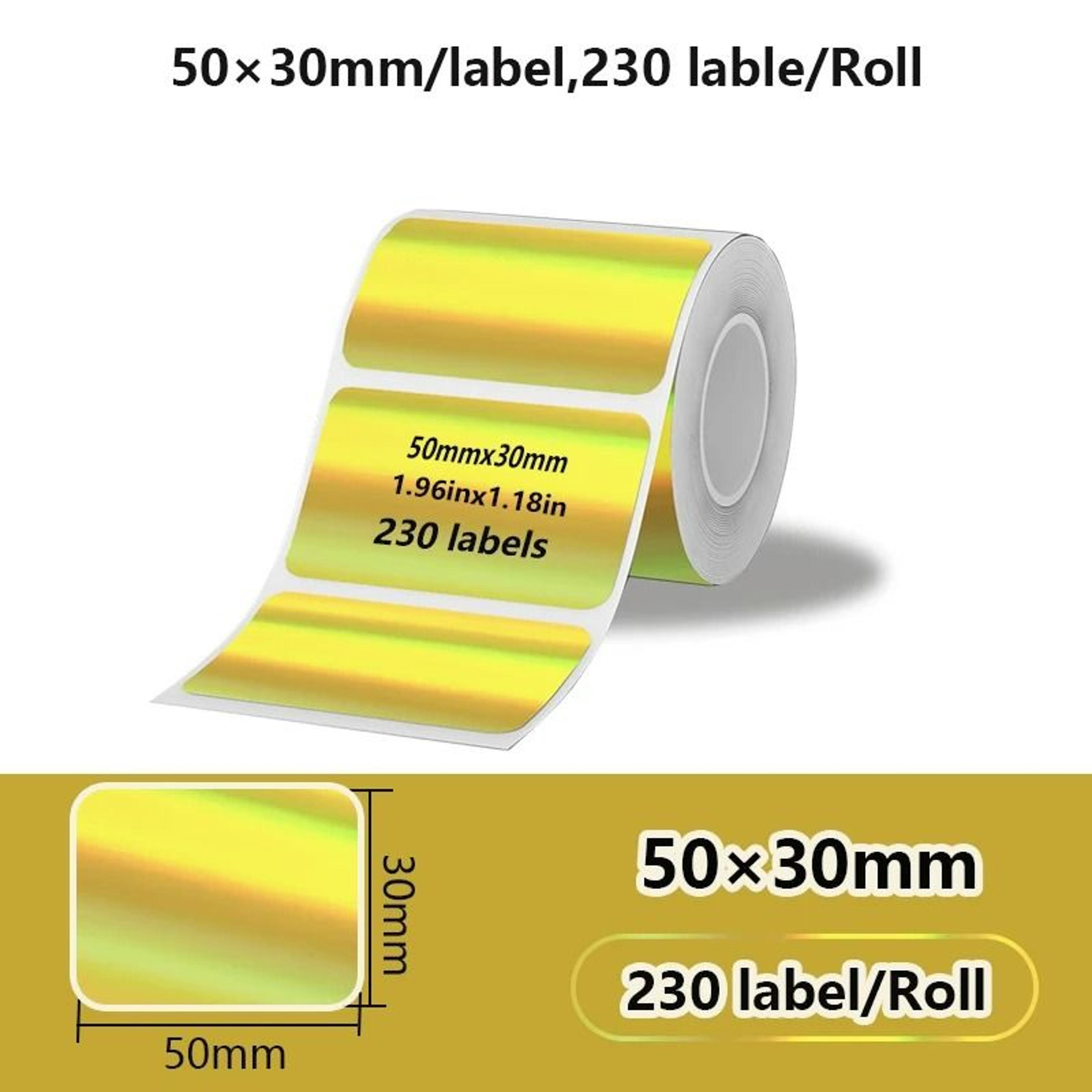 Laser Holographic Transparent Thermal Adhesive Label Rolls 17