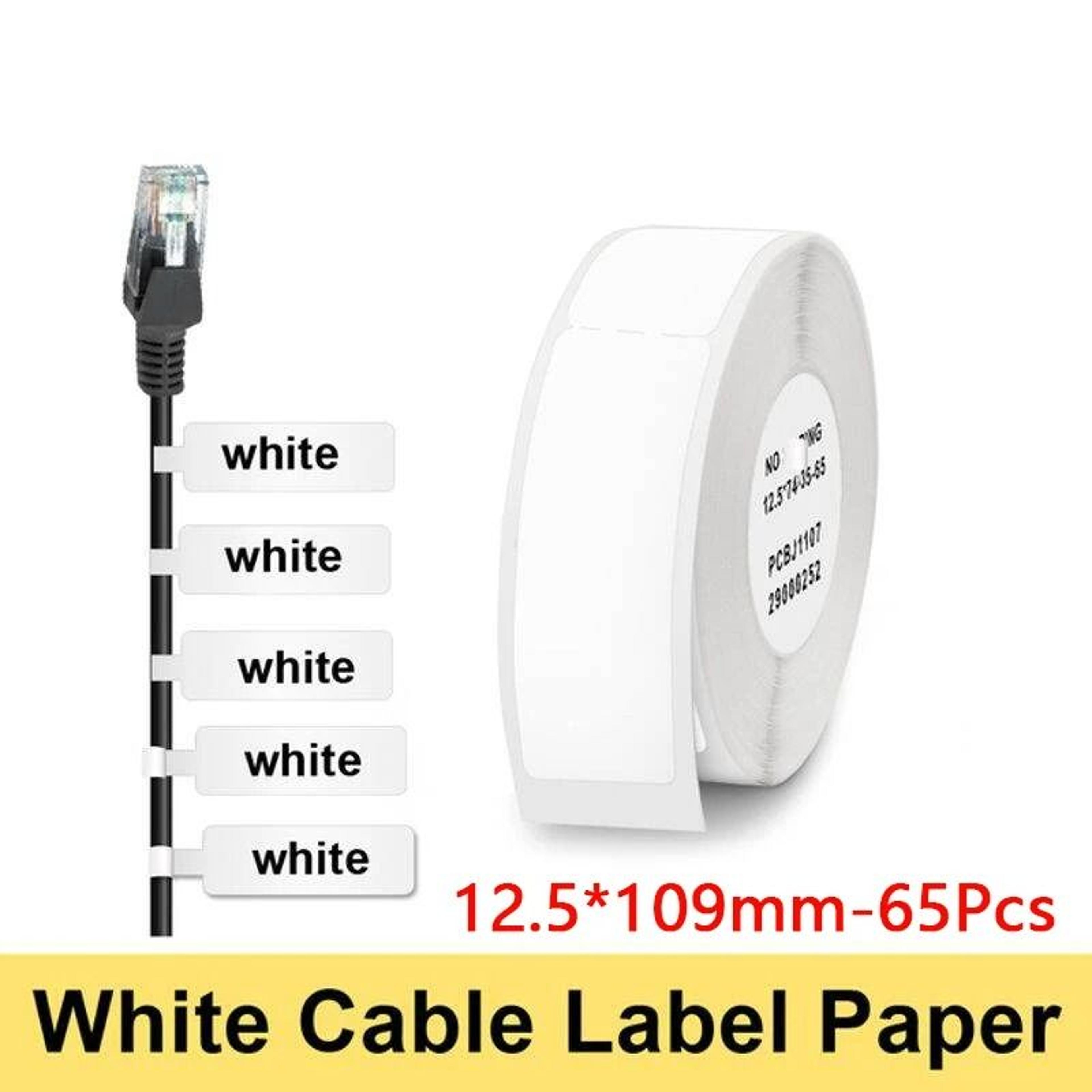 SelfAdhesive Waterproof Cable Label Rolls Elite 6