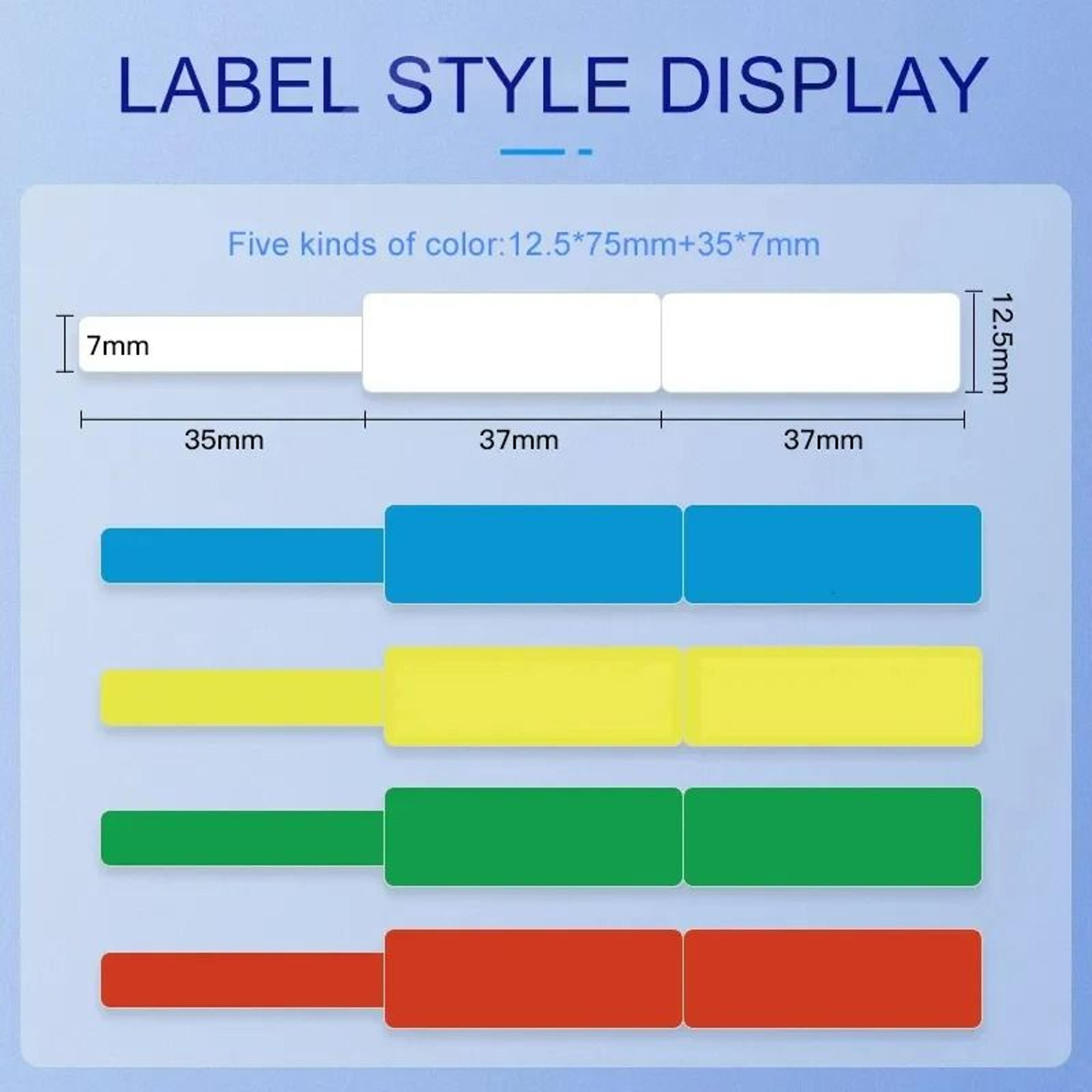 SelfAdhesive Waterproof Cable Label Rolls Elite 2