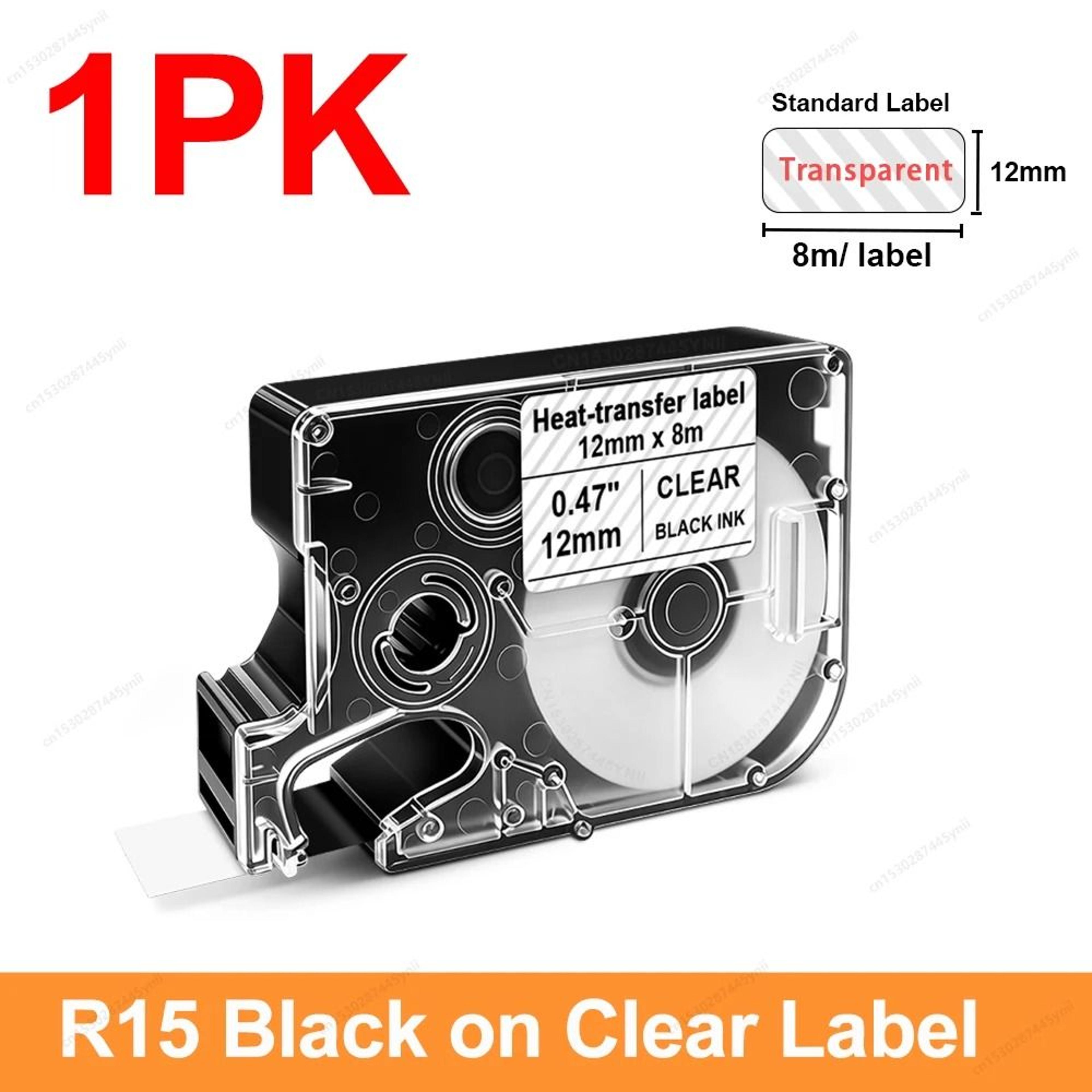 Portable Mini Thermal Transfer Ribbon Label Printer 7