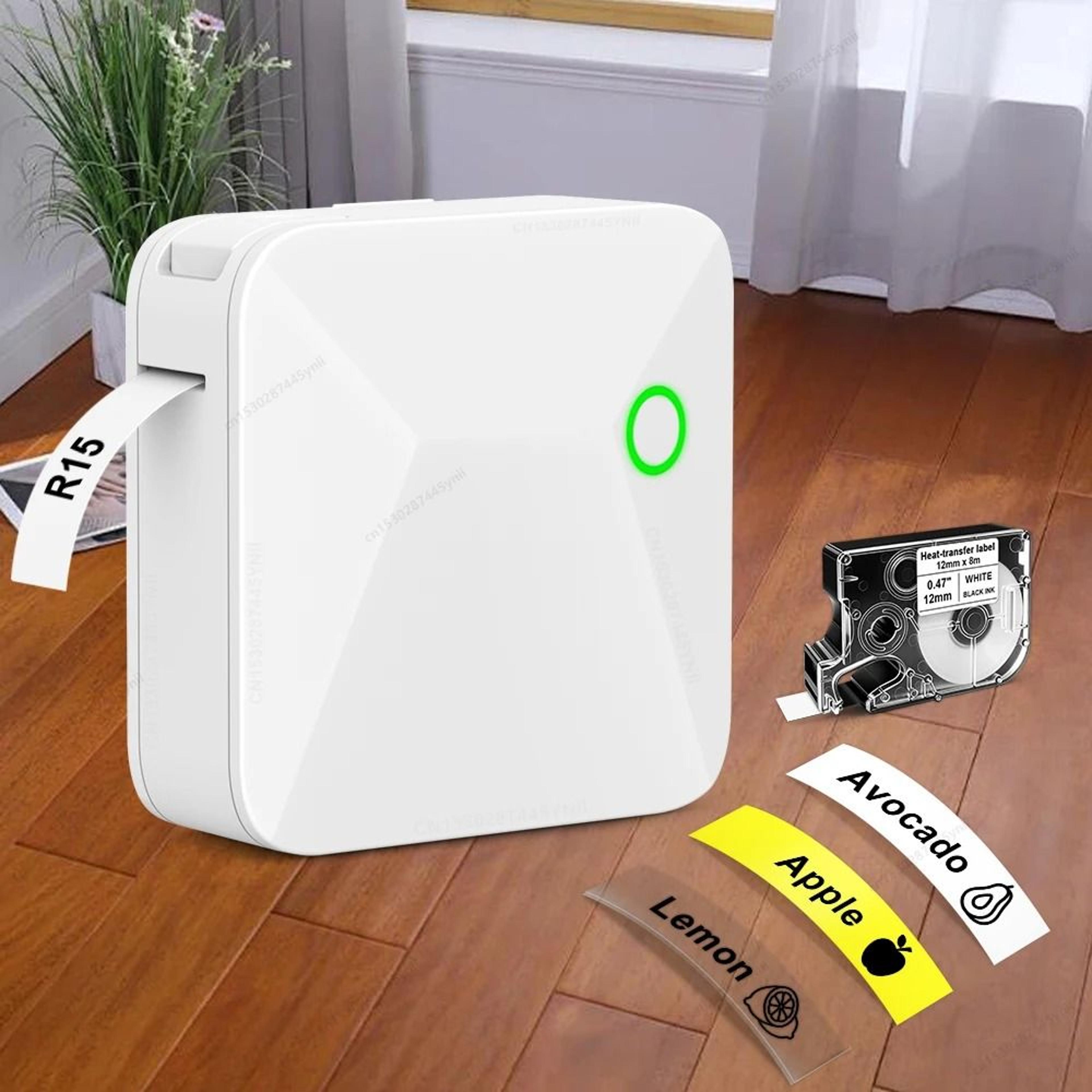 portable mini thermal transfer ribbon label printer