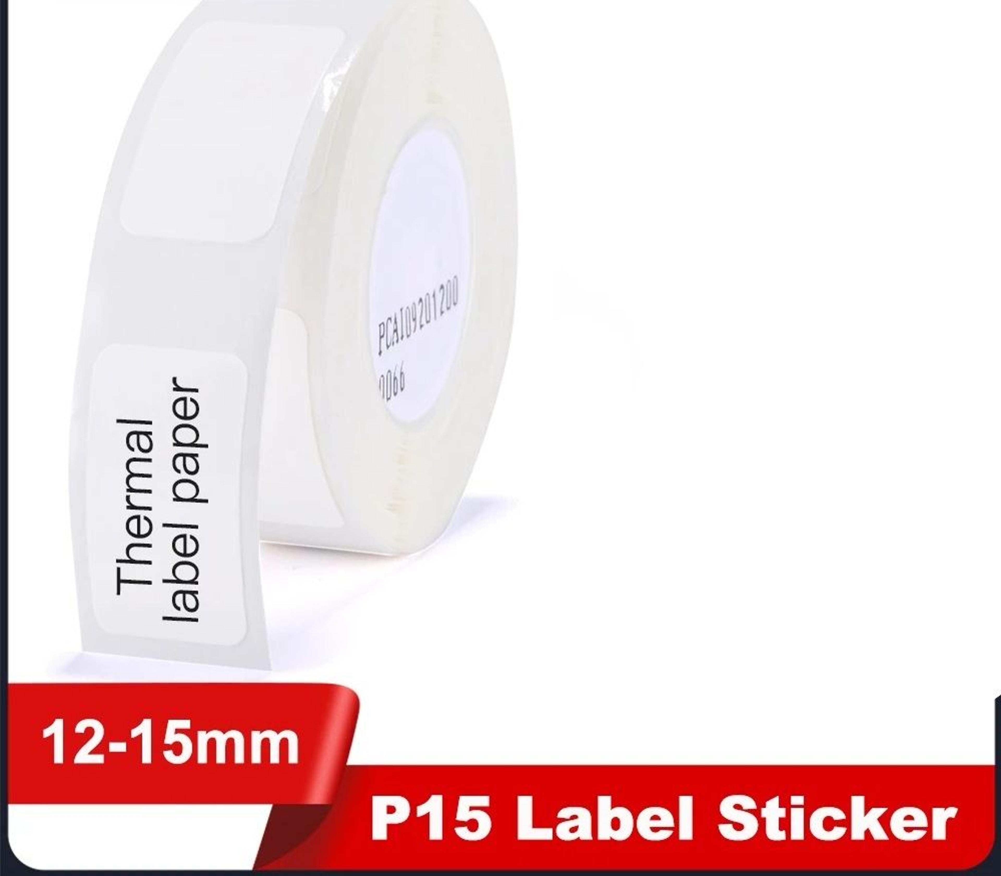 waterproof direct thermal label paper rolls (12 mm – 15 mm)