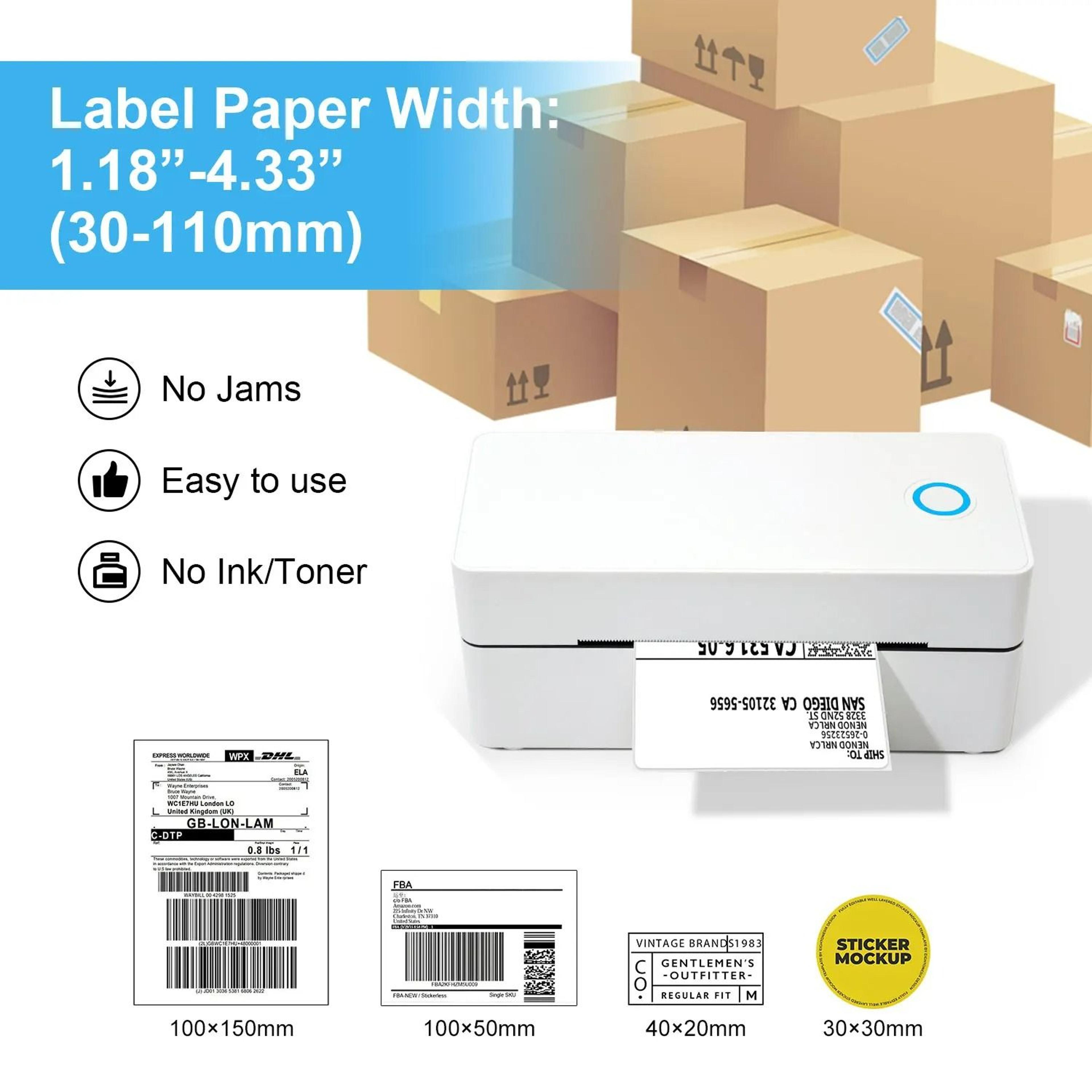 Portable 4x6 Wireless Thermal Shipping Label Printer 3