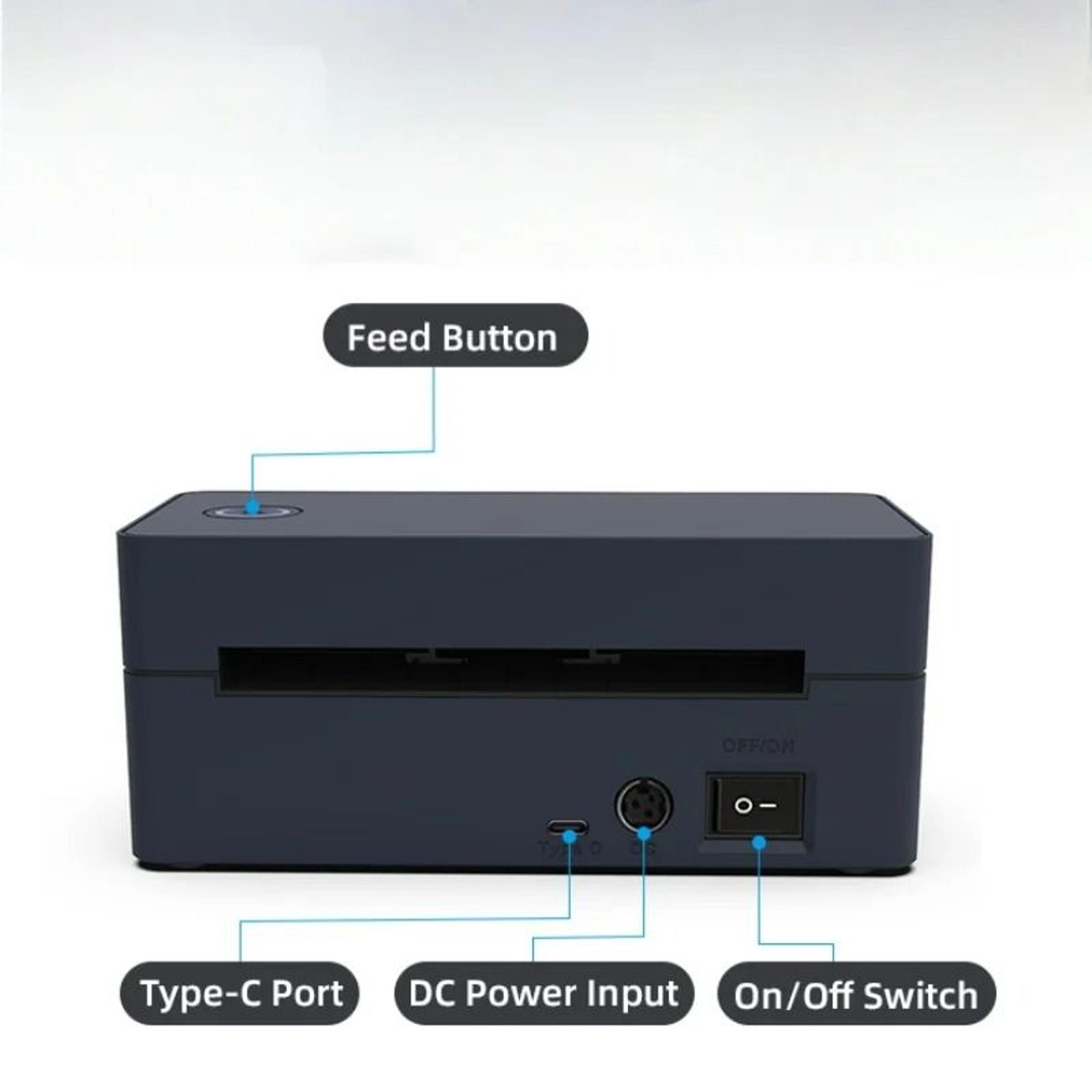 Portable 4x6 Wireless Thermal Shipping Label Printer 8