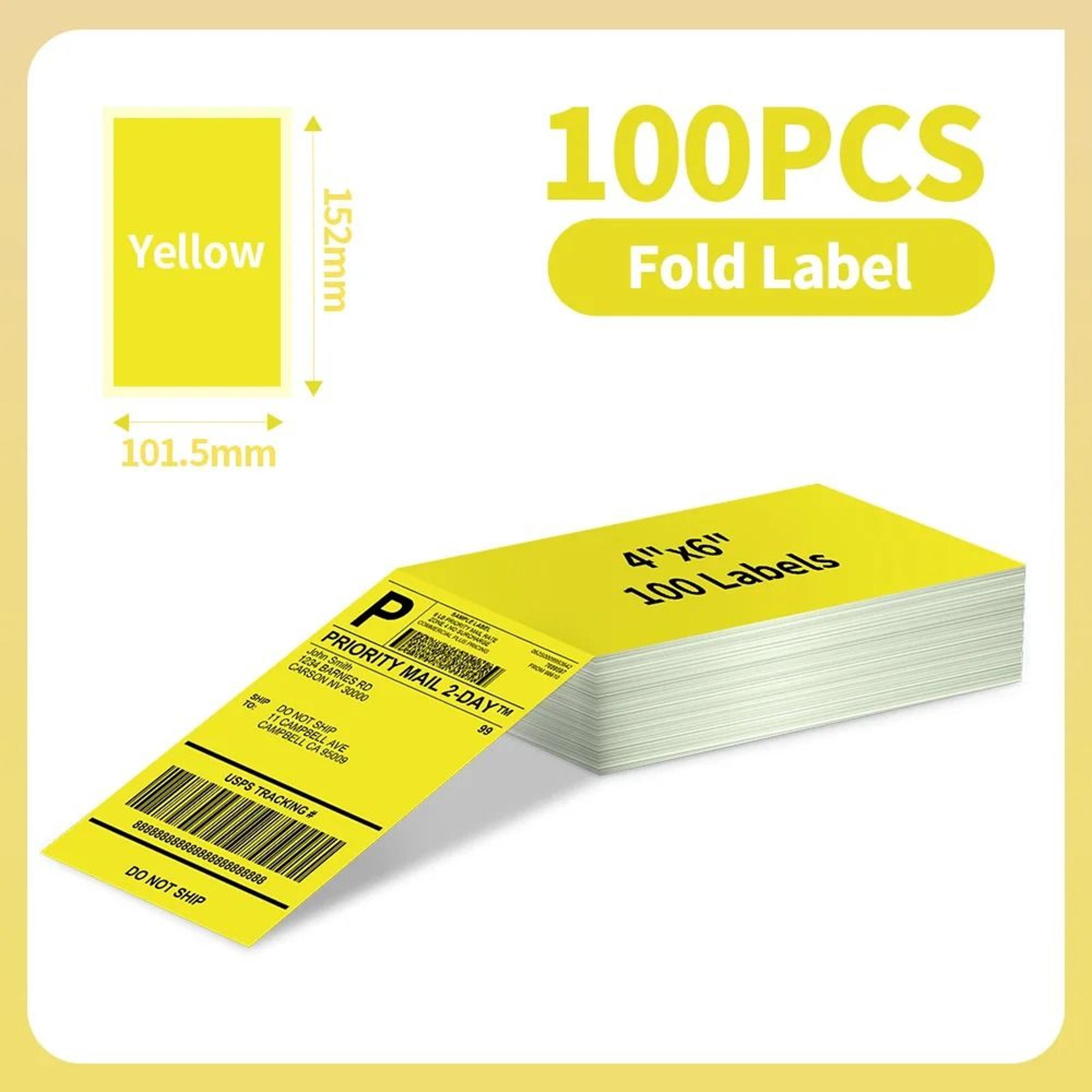 100 Pcs 4x6 Thermal Shipping Label Paper Roll 9