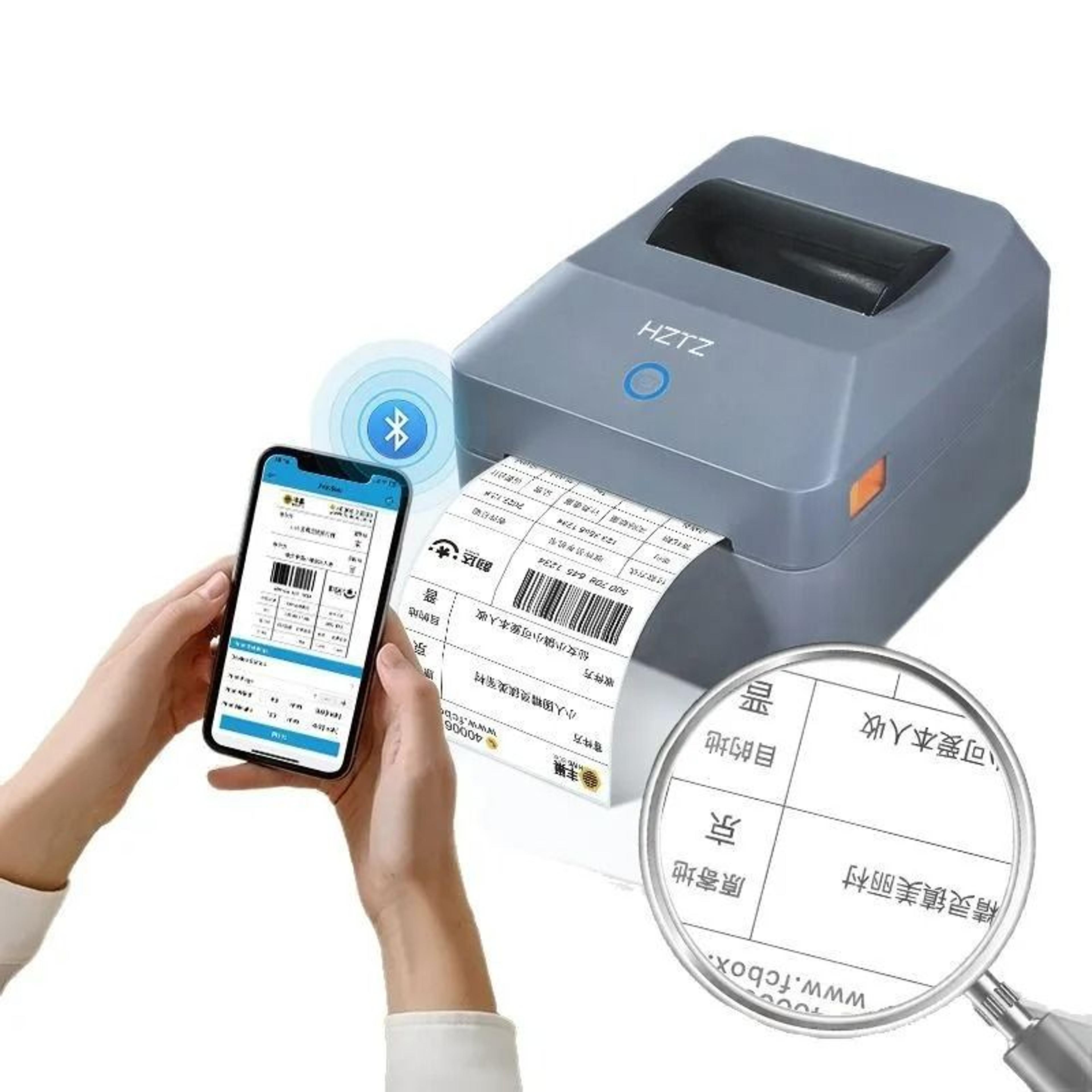 Elite Wireless 4x6 Thermal Shipping Label Printer For Small Business 0