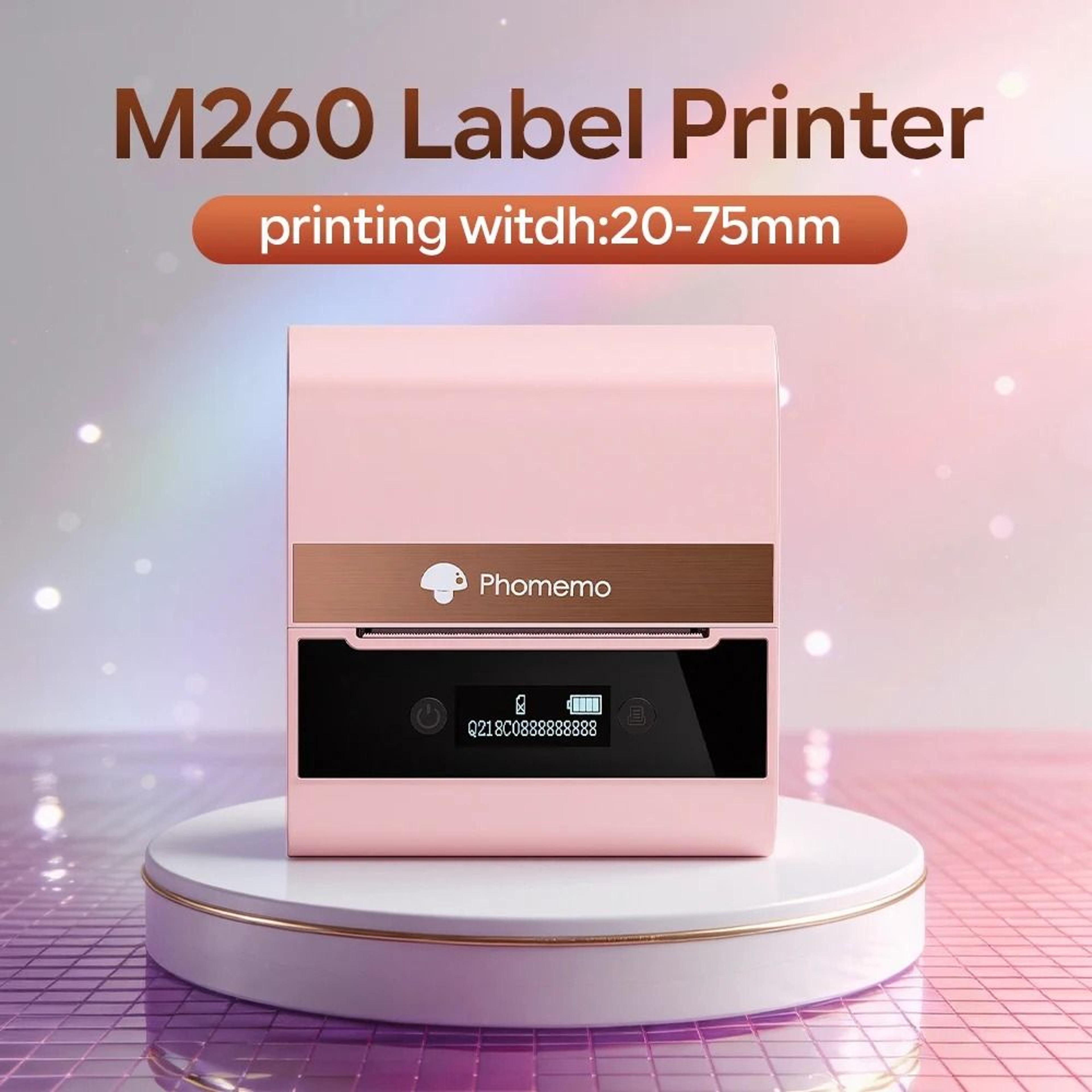 Large Format Portable Wireless Bluetooth Thermal Label Printer Set 1