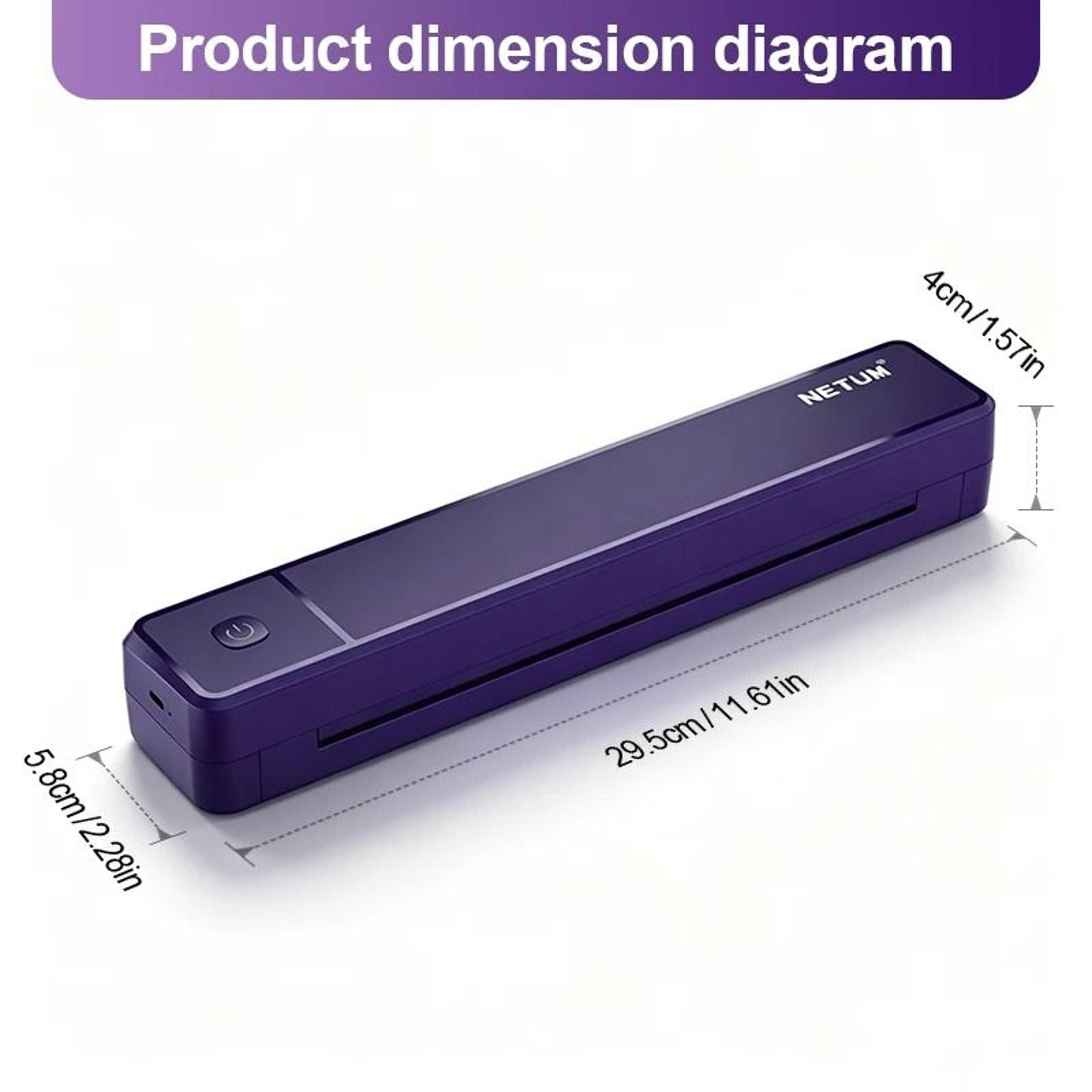 A4 Portable Thermal Stencil  Document Printer Set 5