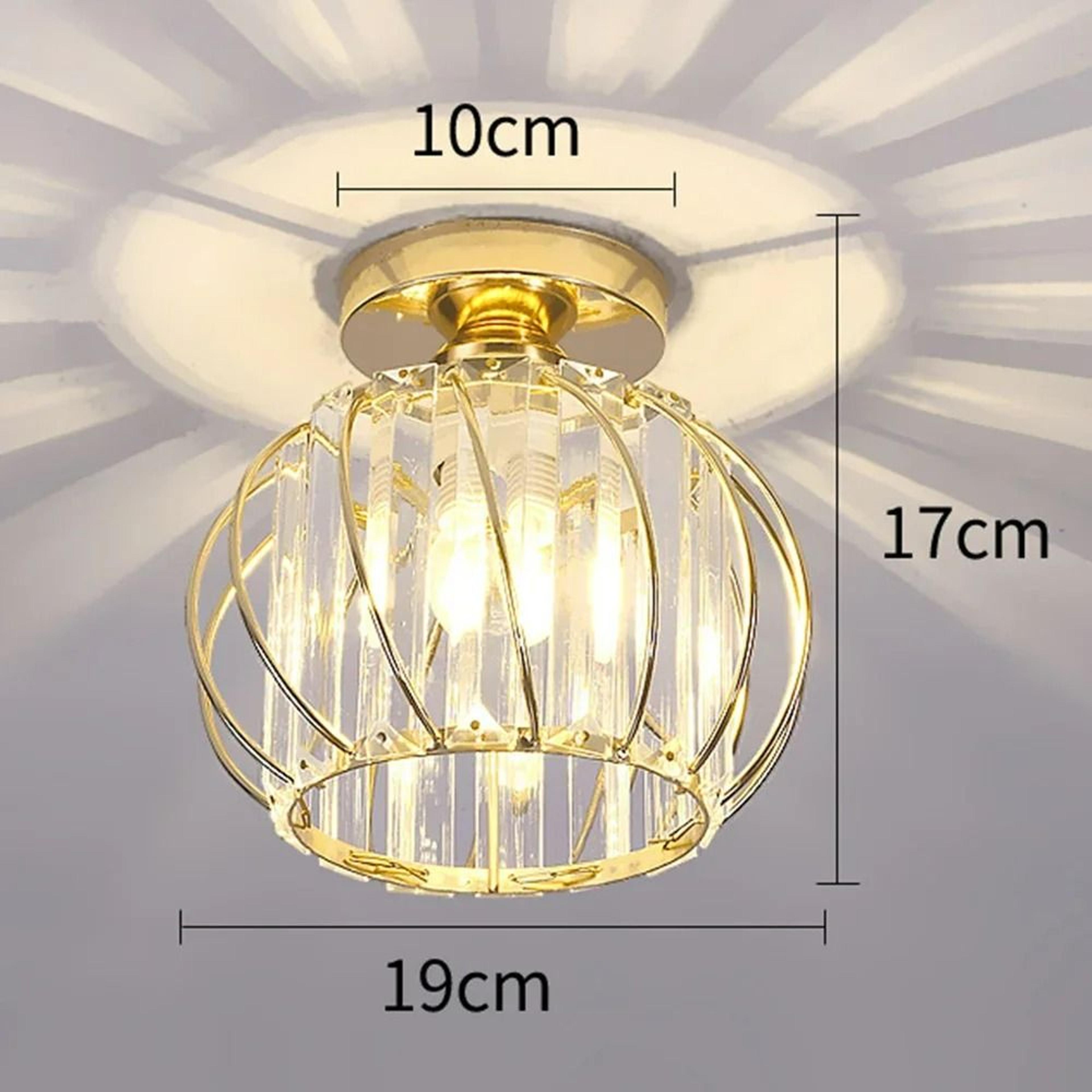 Modern Luxury Crystal Hanging LED Pendant Ceiling Light 6