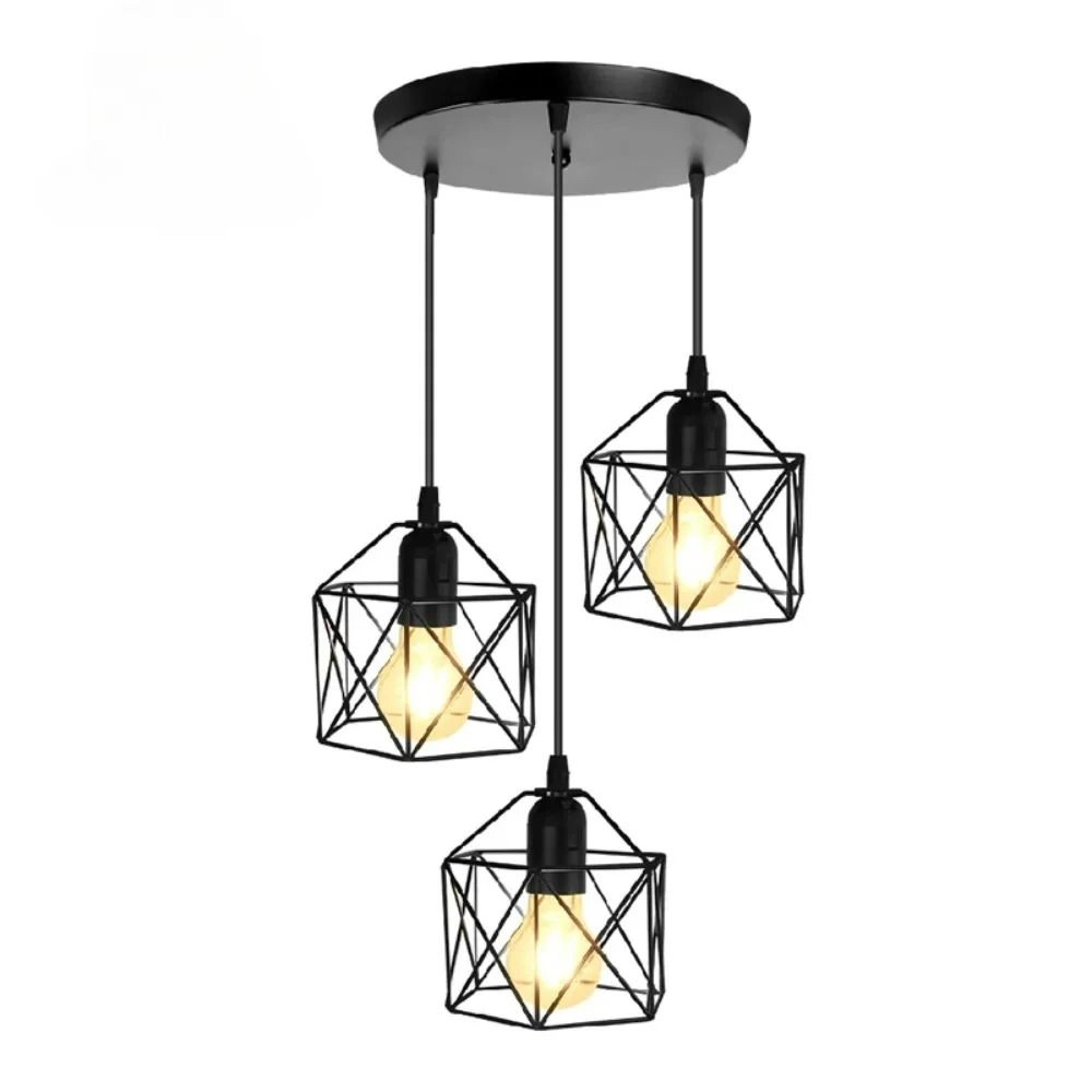 Modern Vintage Nordic Iron LED Chandelier Pendant Light 1