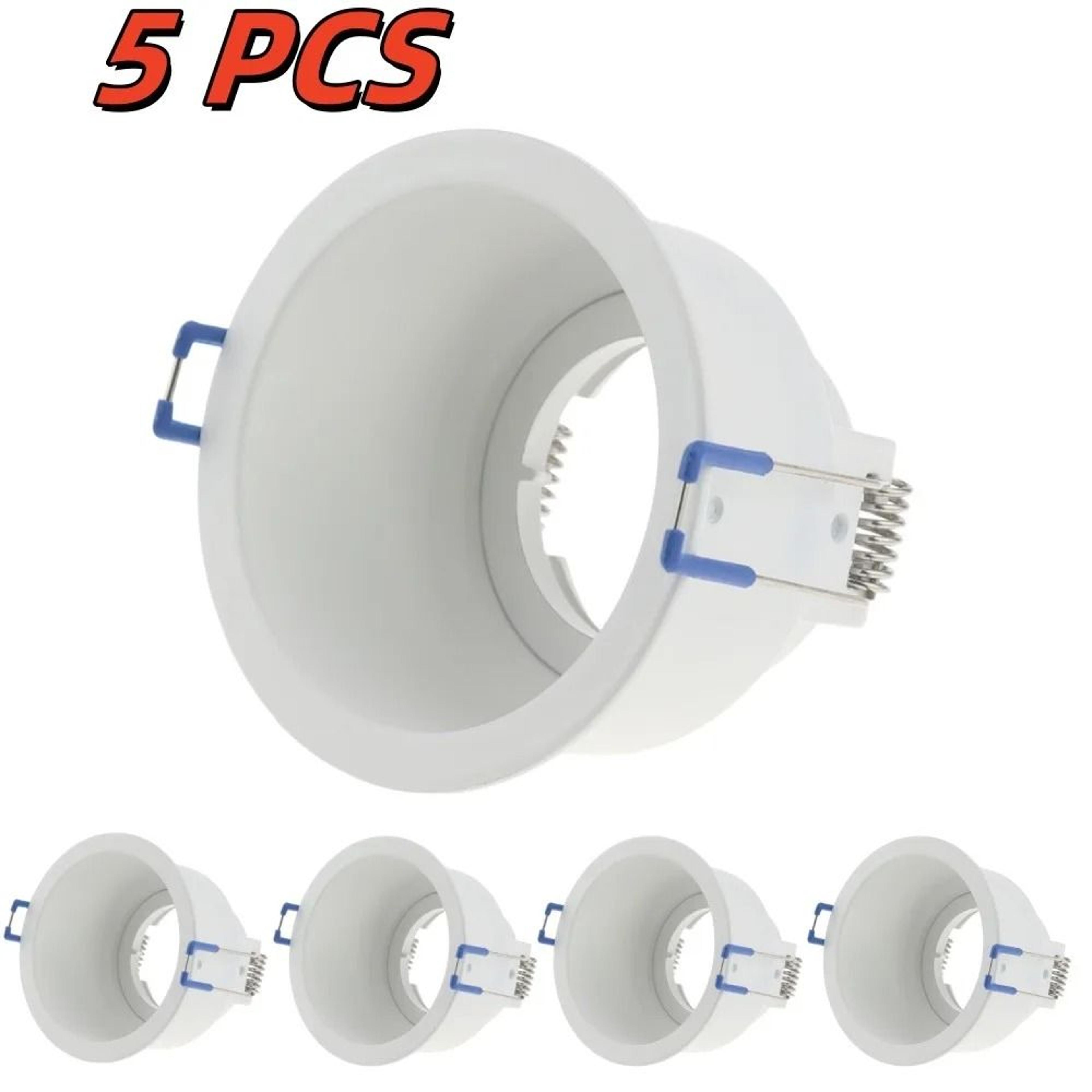 Recessed LED Downlight Bracket Spotlight Frame 5Pack GU10  MR16 3