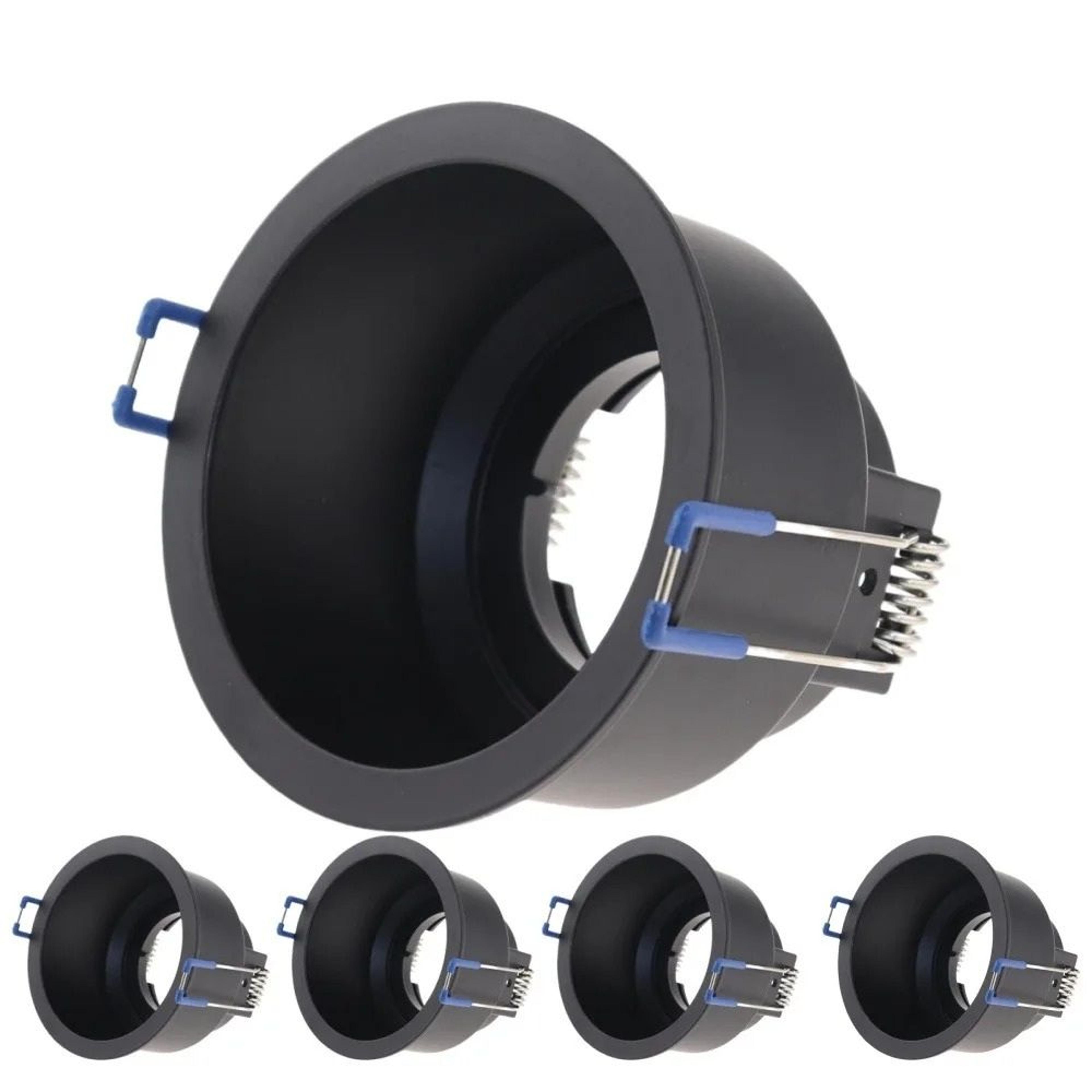 recessed led downlight bracket spotlight frame (5-pack, gu10 / mr16)