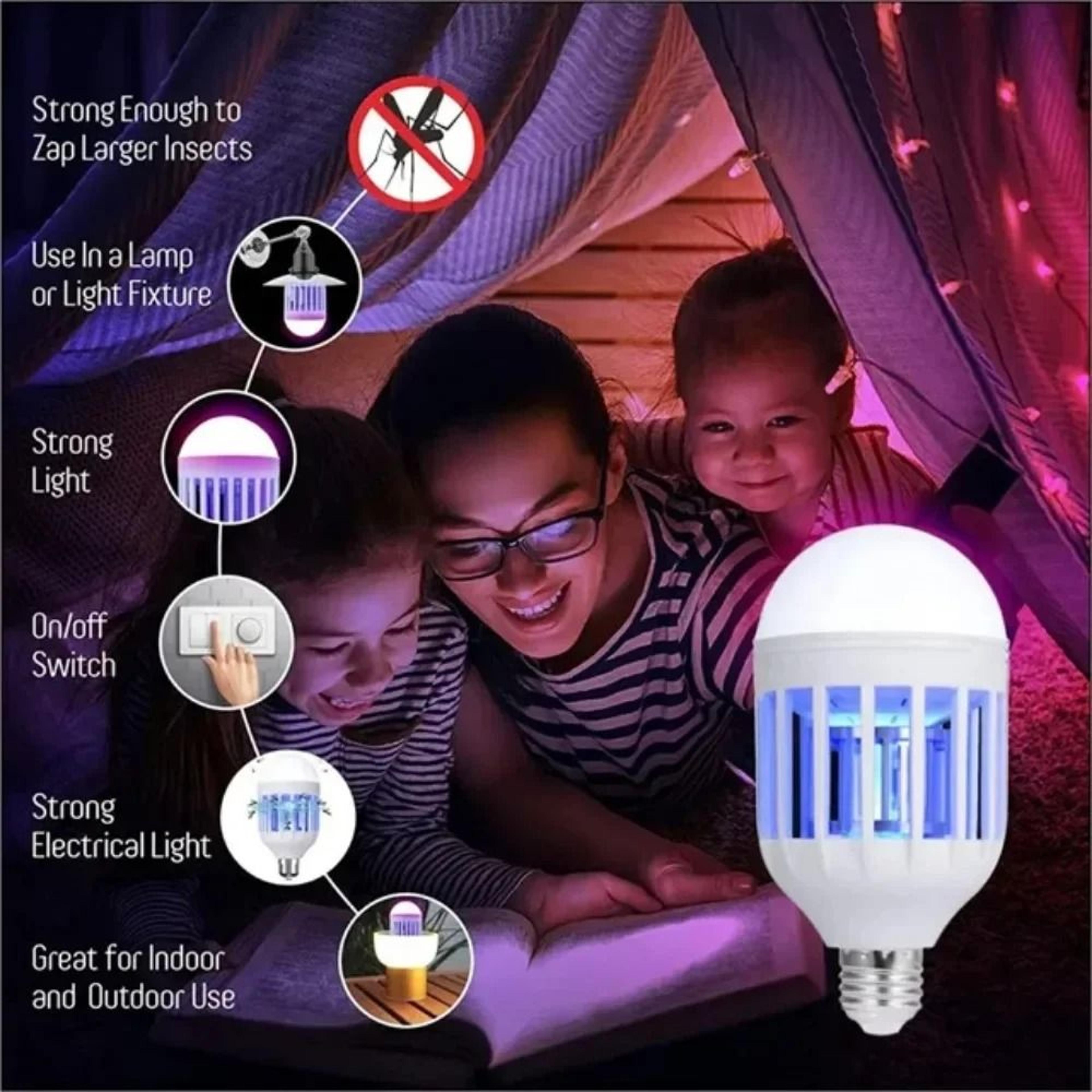 2in1 LED Mosquito Trap  Bug Zapper Bulb 2