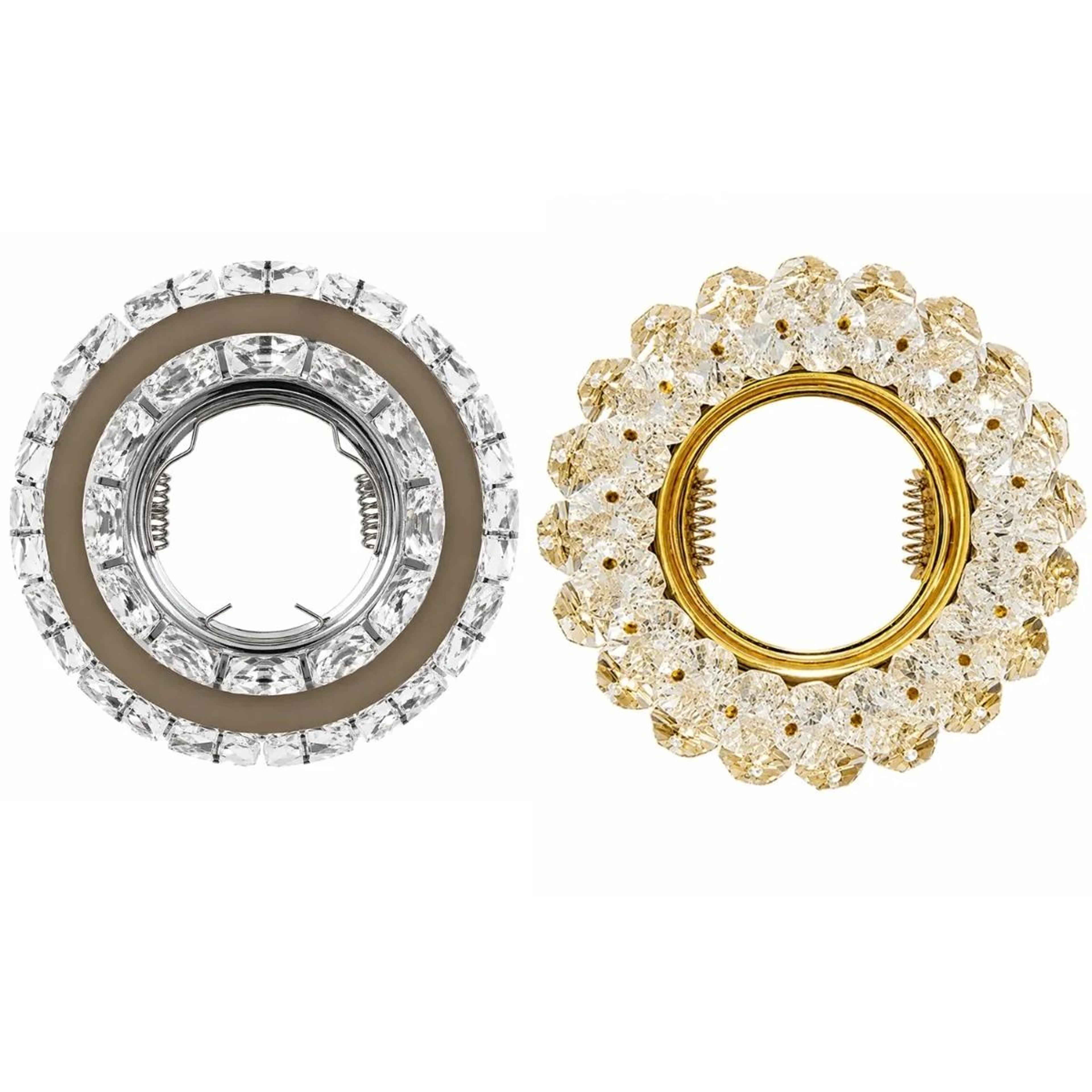 Recessed Crystal LED Downlight Spotlight Frame 2