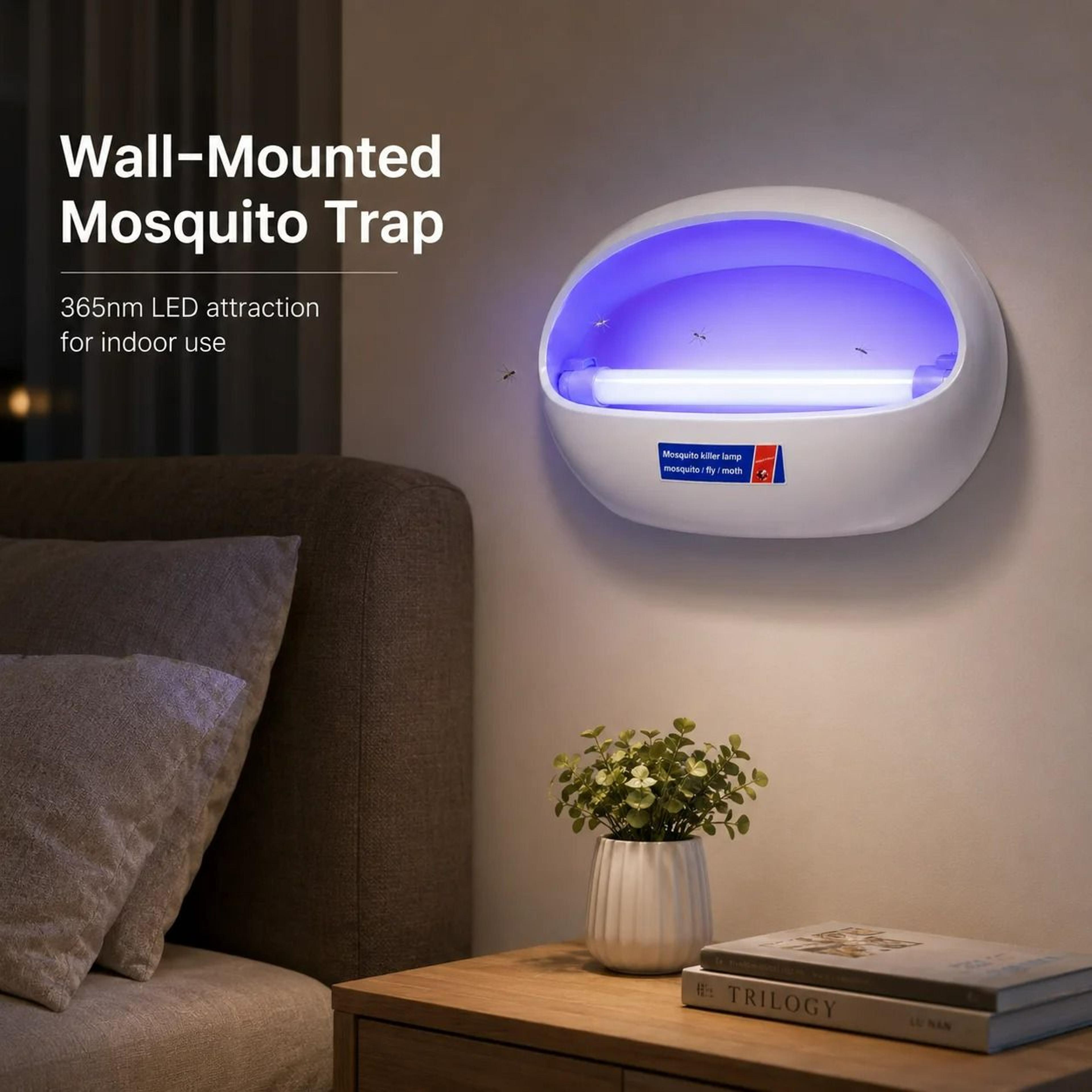 WallMounted Sticky Board Mosquito  Fly Killer Lamp 4W  8W 3