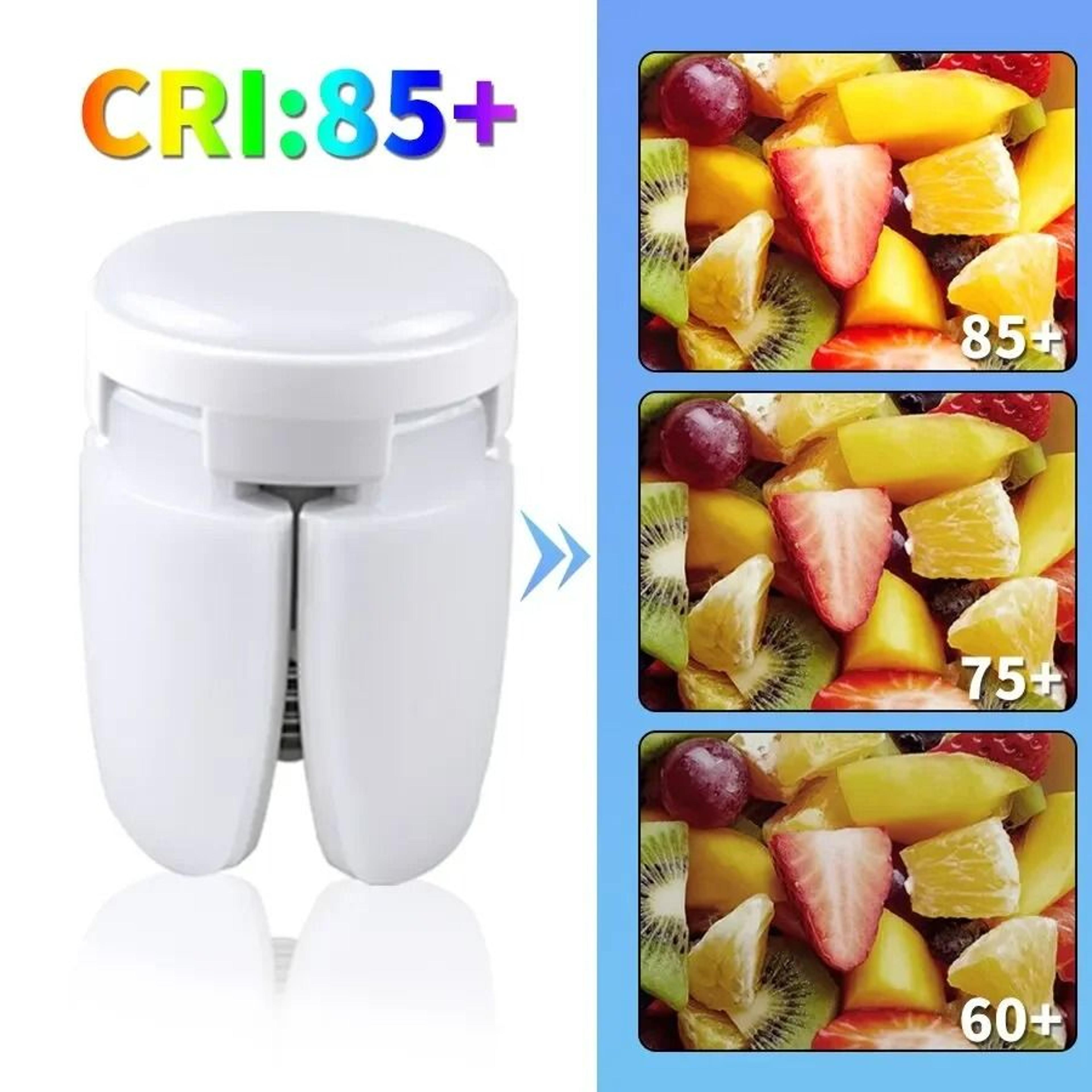 Fan Shape Foldable E27 Mini LED Bulb Lamp 28W AC220V 1
