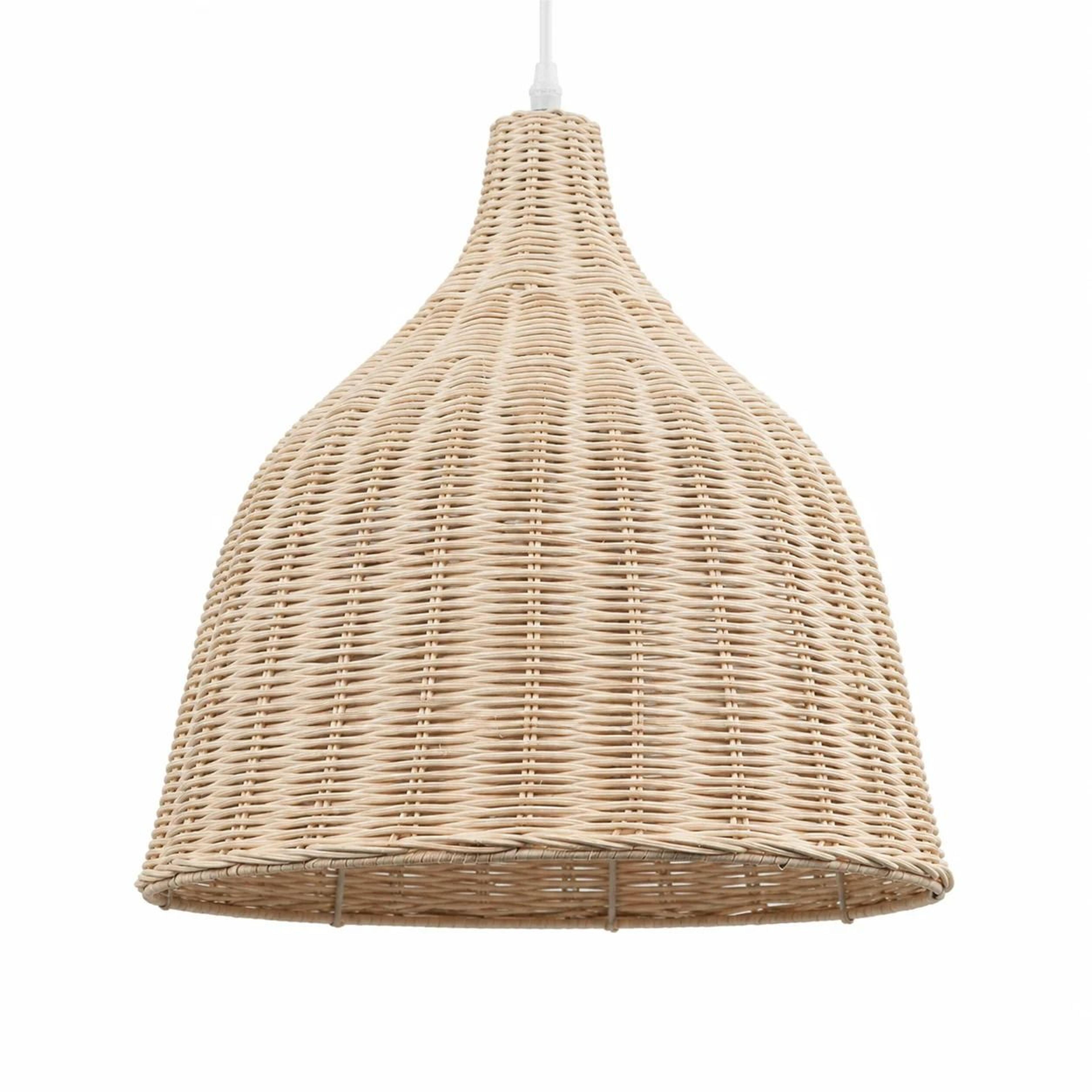 Boho HandWoven Wicker Pendant Light 5