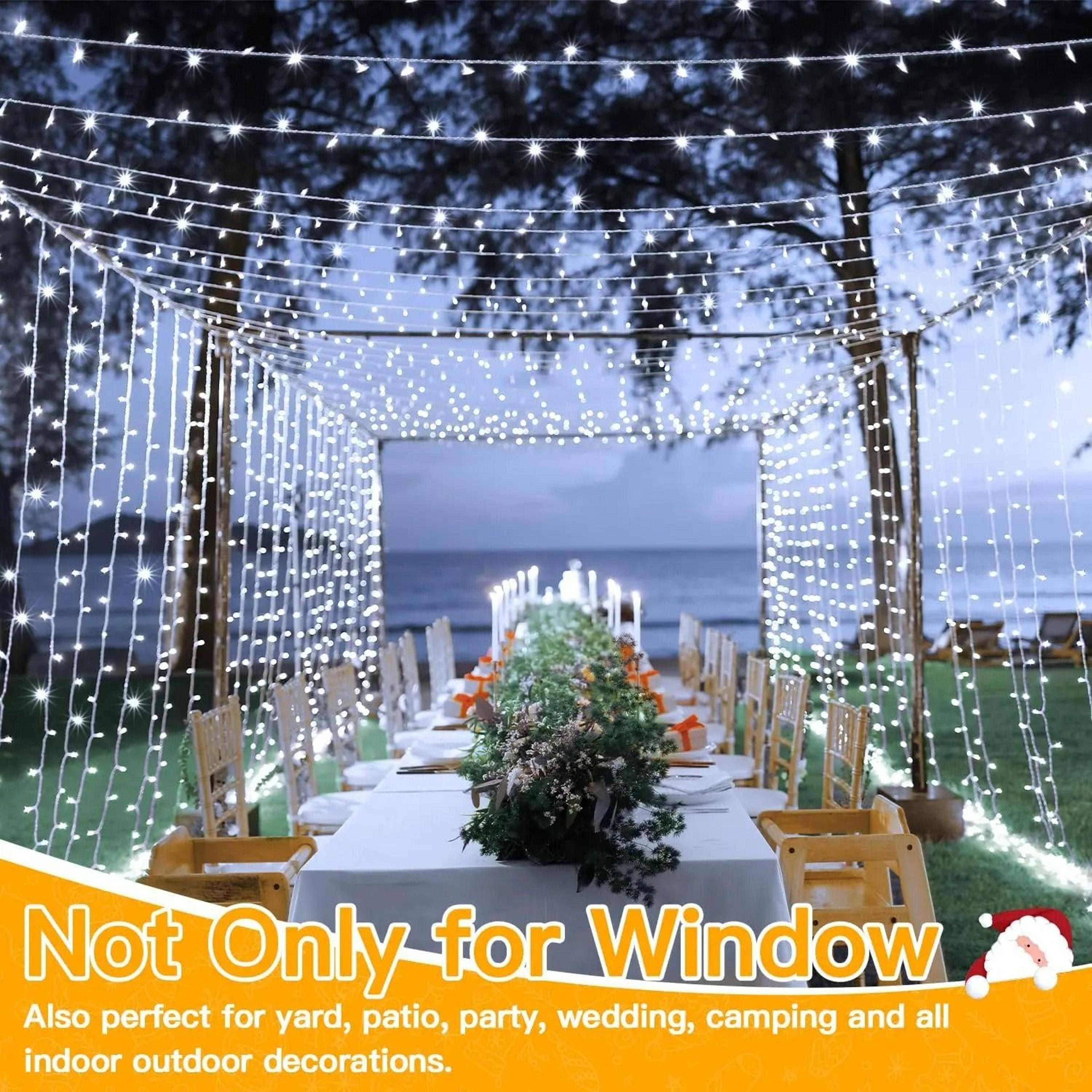LED Fairy Curtain Lights With Remote Control 5