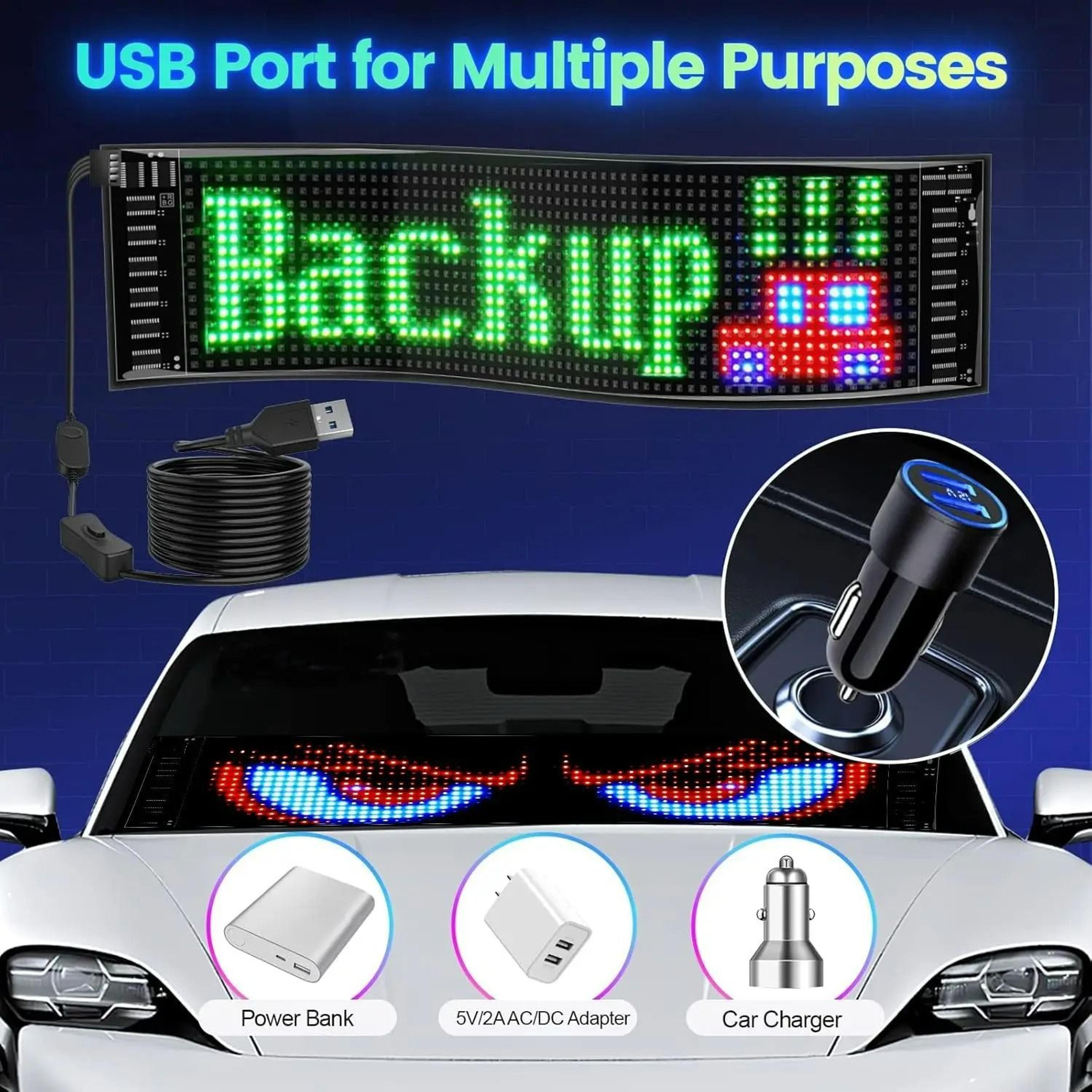 Programmable FPCB Flexible LED Matrix Panel AppControlled Scrolling Animation  Message Display 1