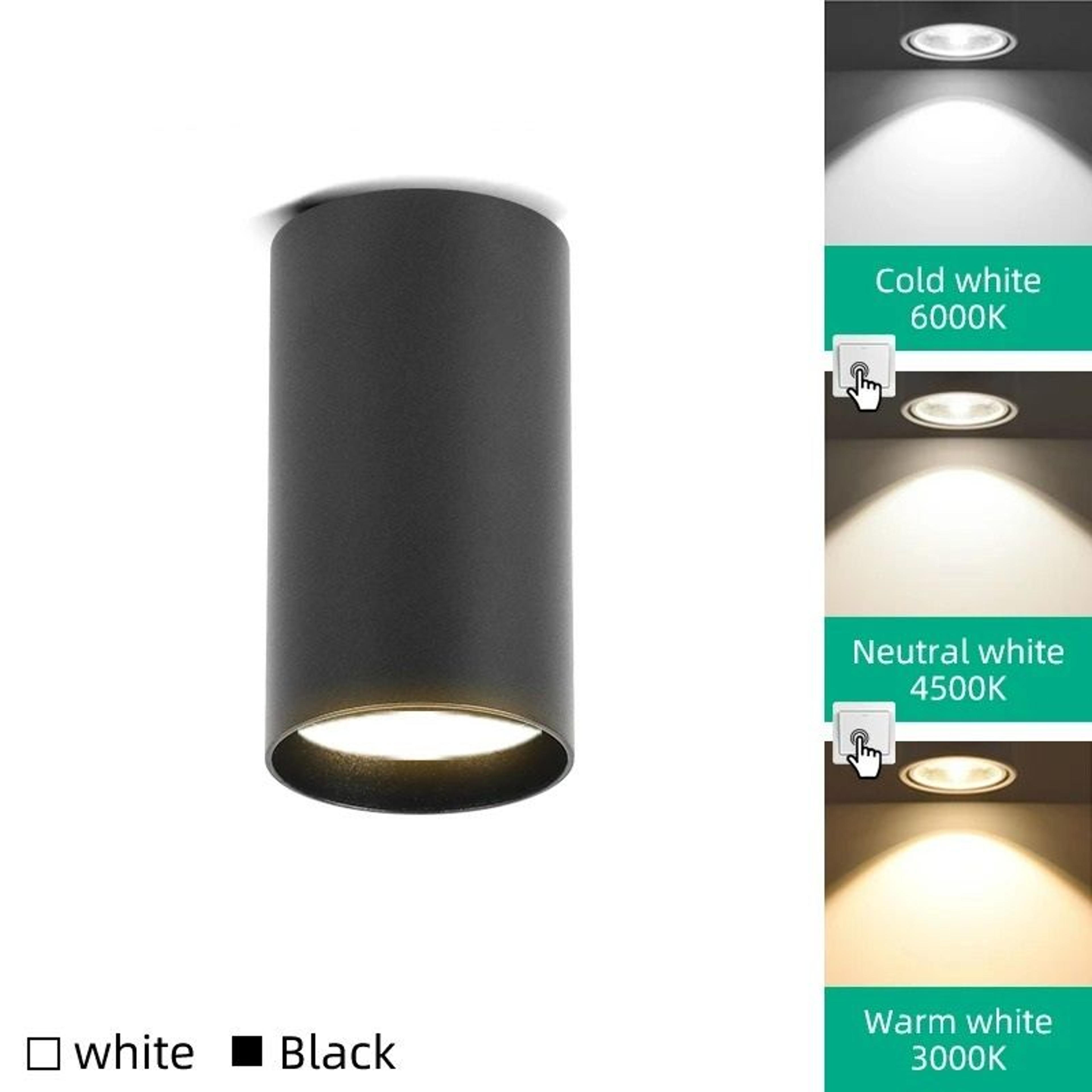 replaceable bulb downlights (gu10 kitchen spotlight & led ceiling fixture)