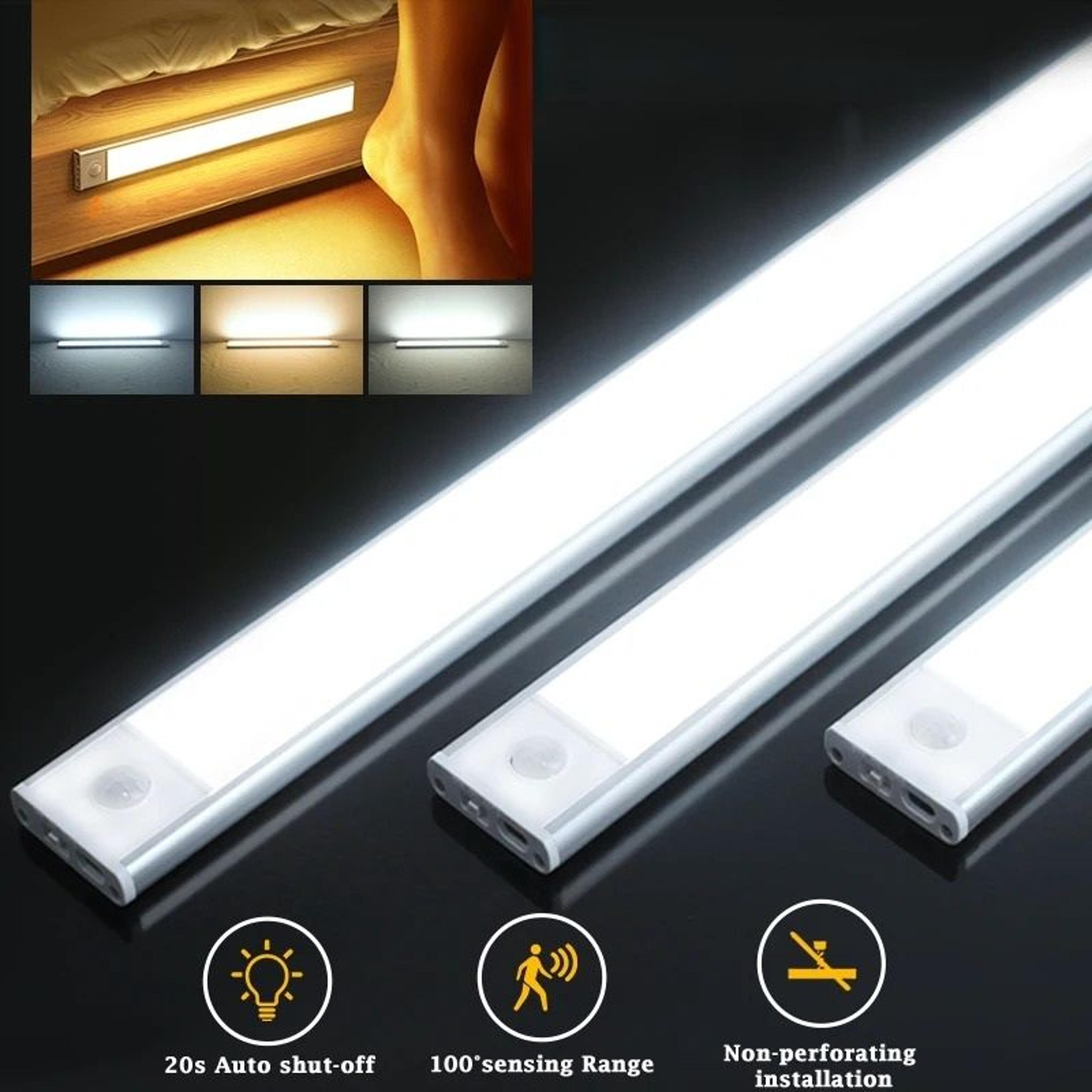 wireless dimmable led motion sensor cabinet light (type-c rechargeable night lamp)