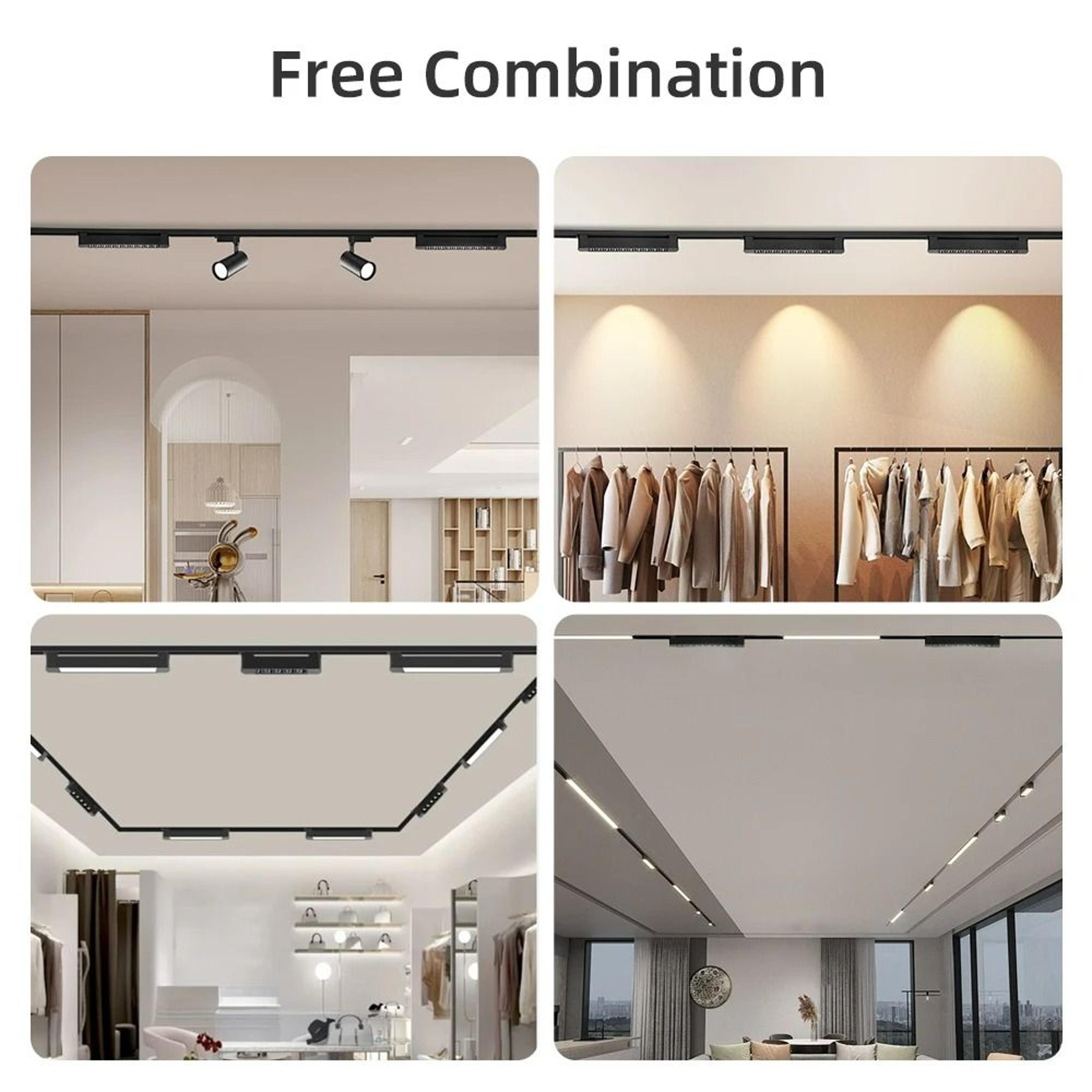Adjustable LED Track Light Set 85264V 10W  20W Floodlight Spotlight Fixture For Clothing Shops  Hom 6