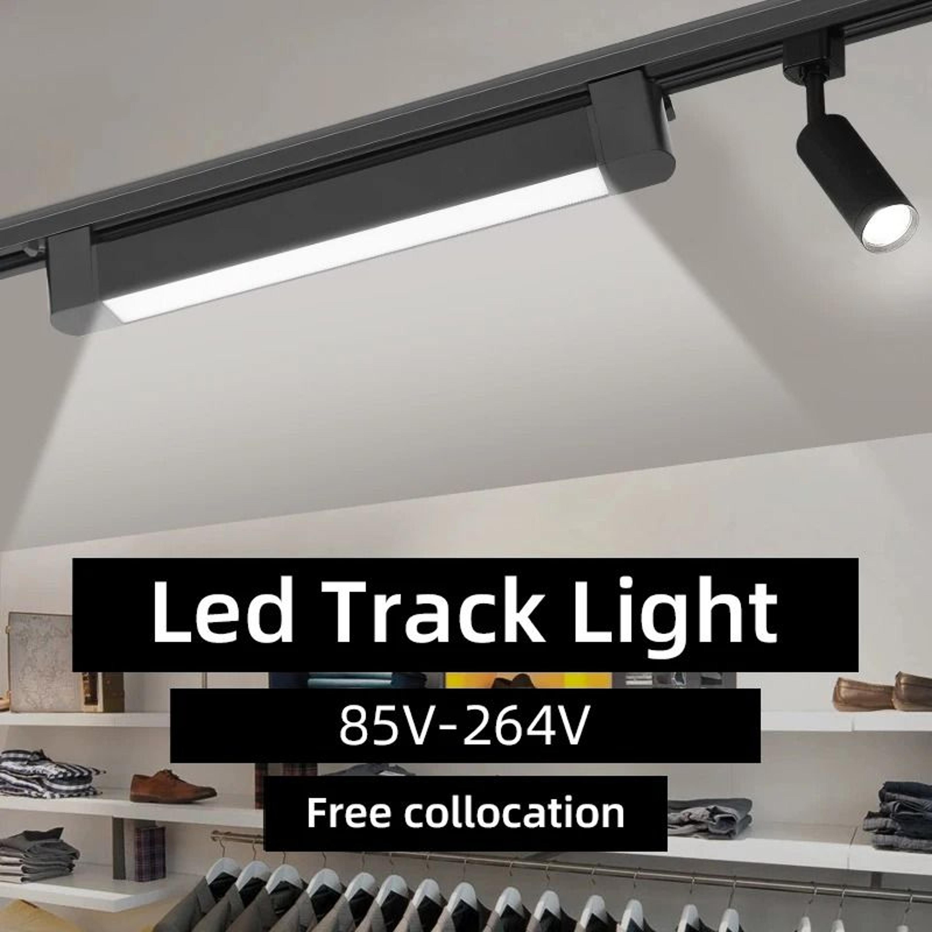 Adjustable LED Track Light Set 85264V 10W  20W Floodlight Spotlight Fixture For Clothing Shops  Hom 1