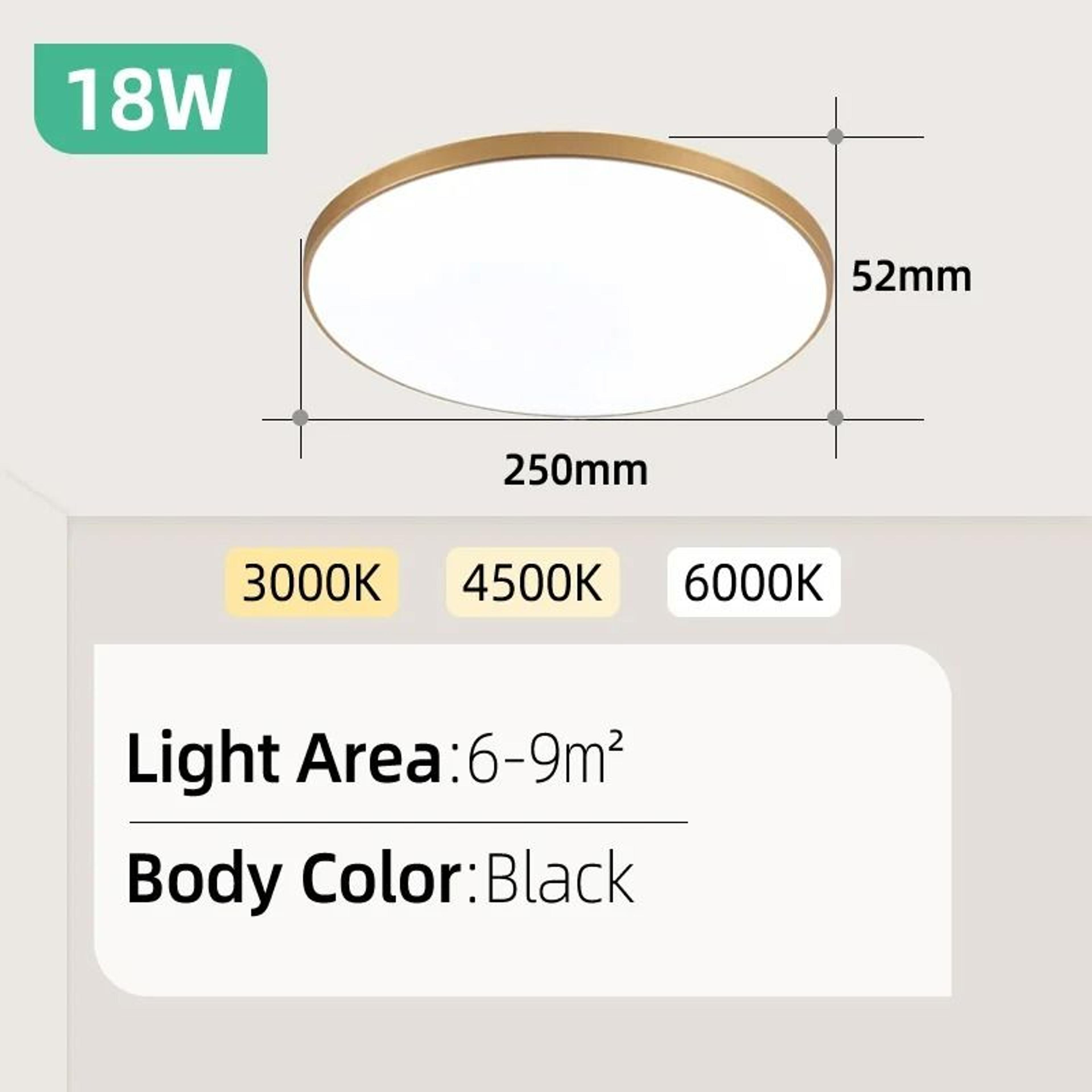 UltraSlim Modern LED Panel Ceiling Light 17