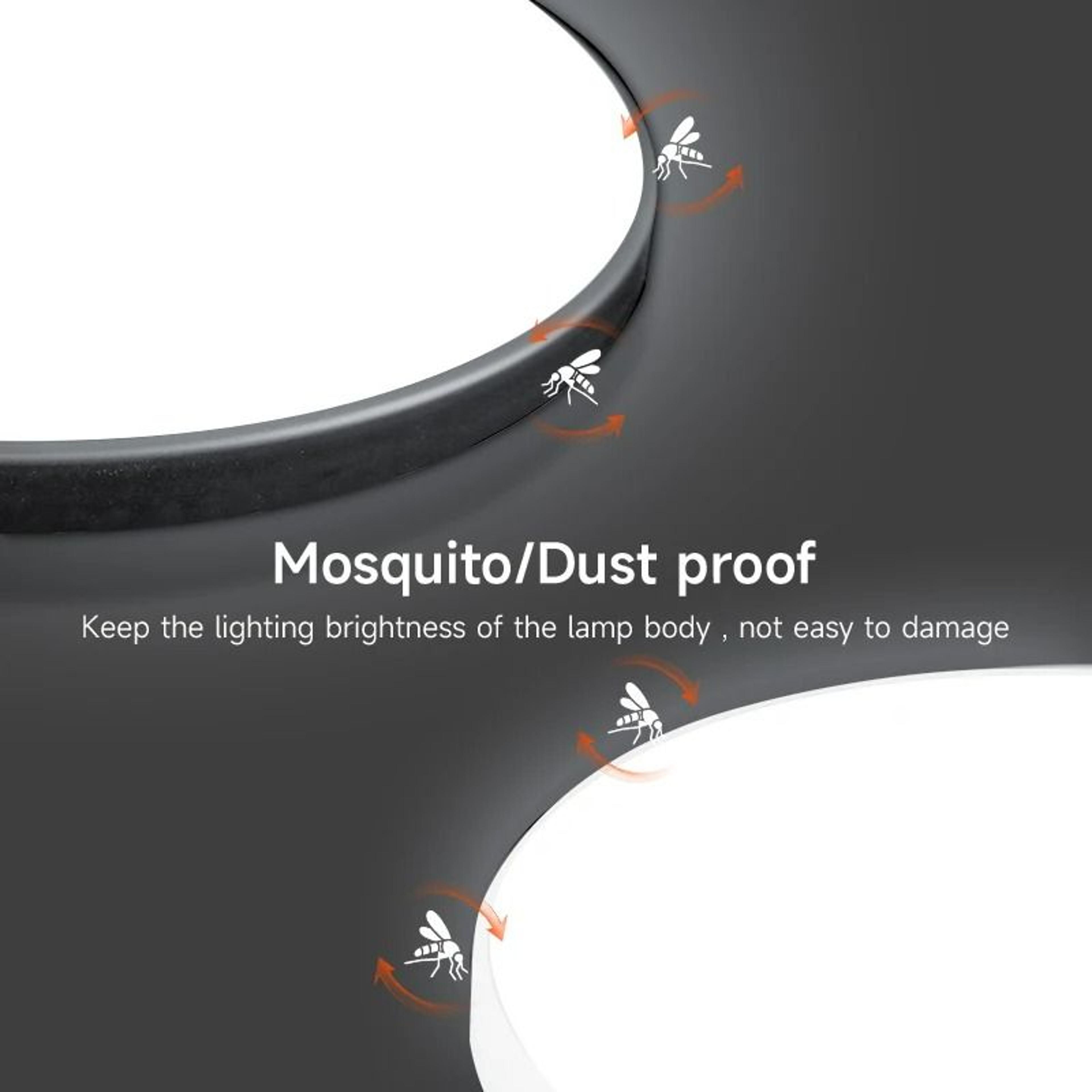 Modern Waterproof Round Flush Mount LED Ceiling Light 4