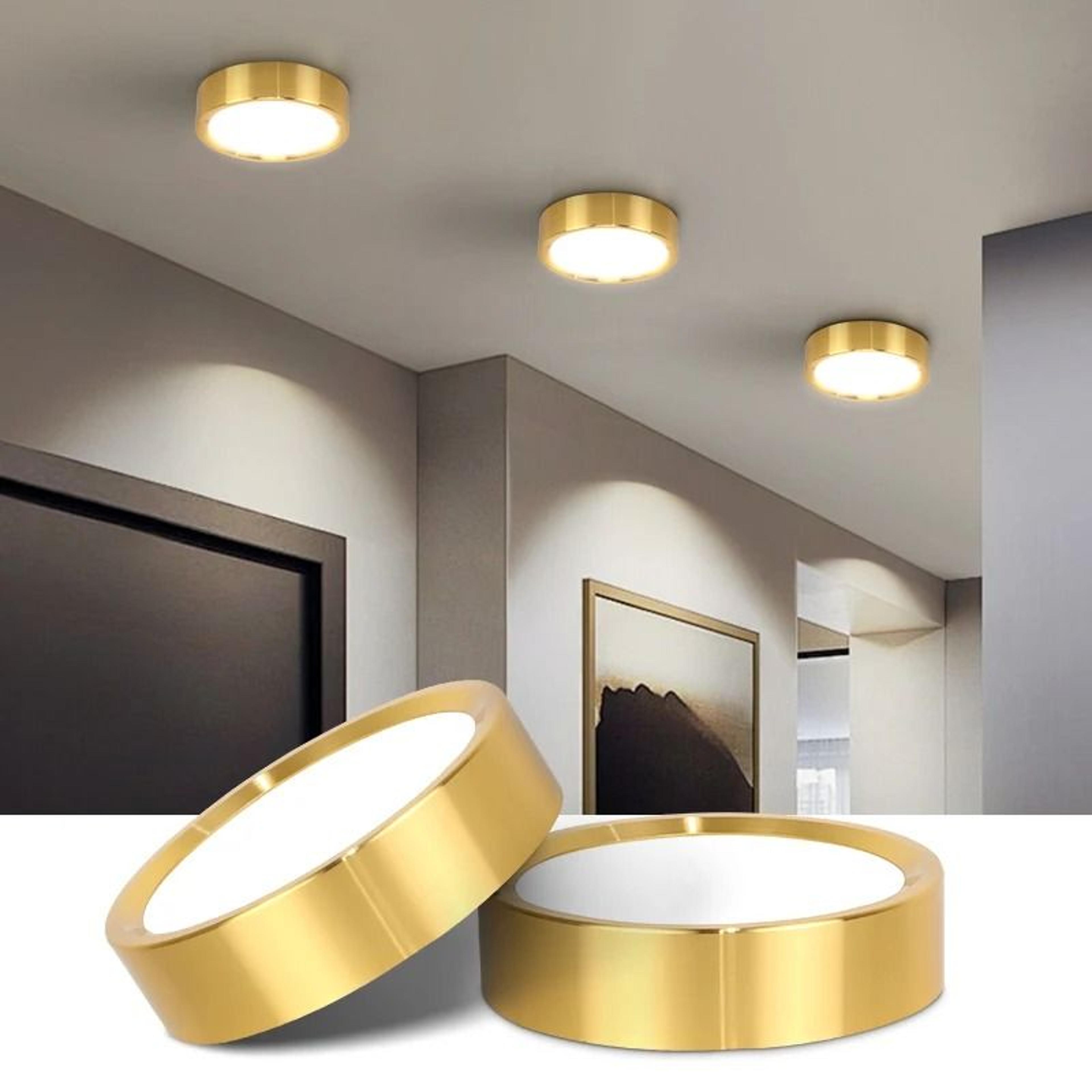 modern cylindrical tricolor surface-mounted led spotlight