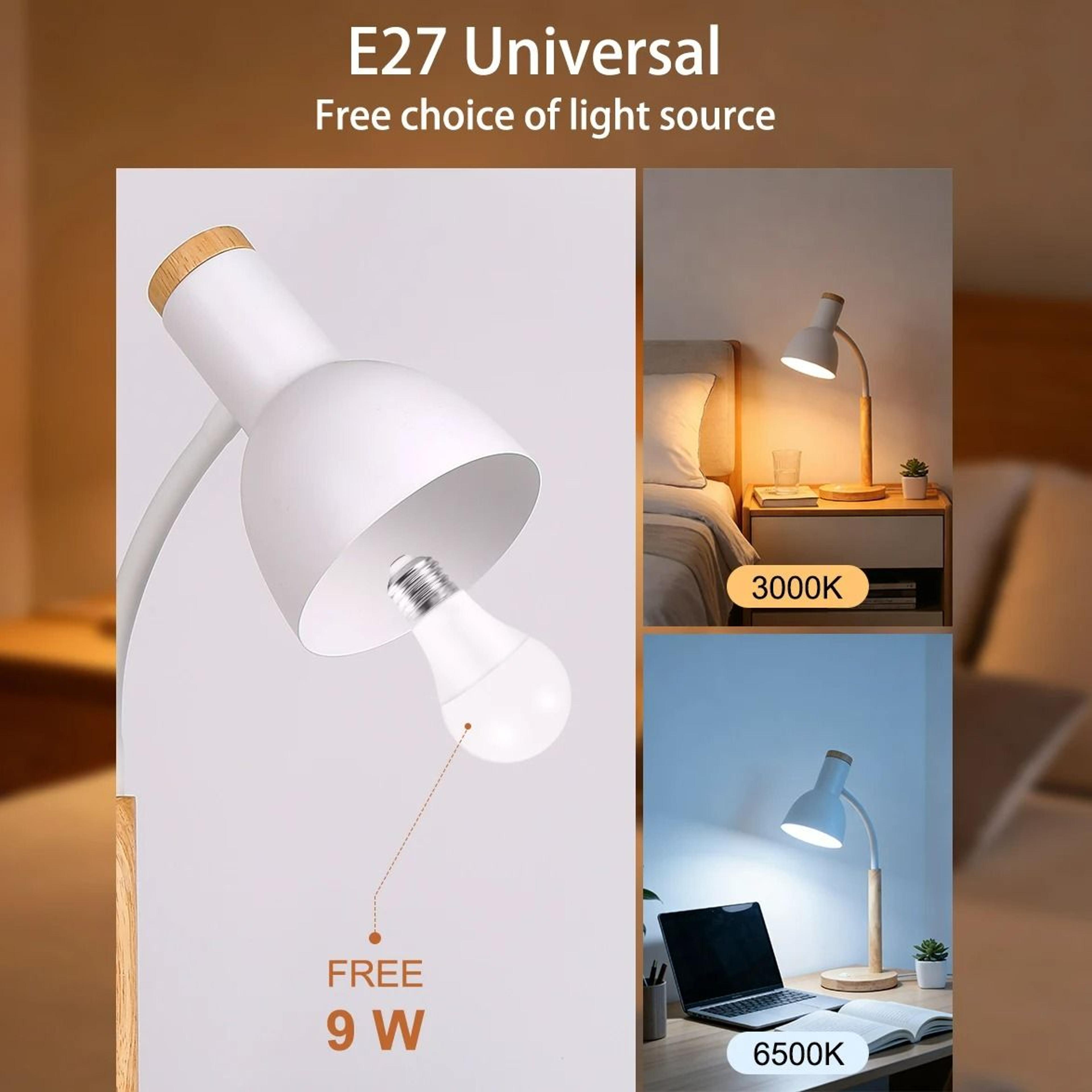 Modern E27 Adjustable Desk  Bedside Reading Lamp 3