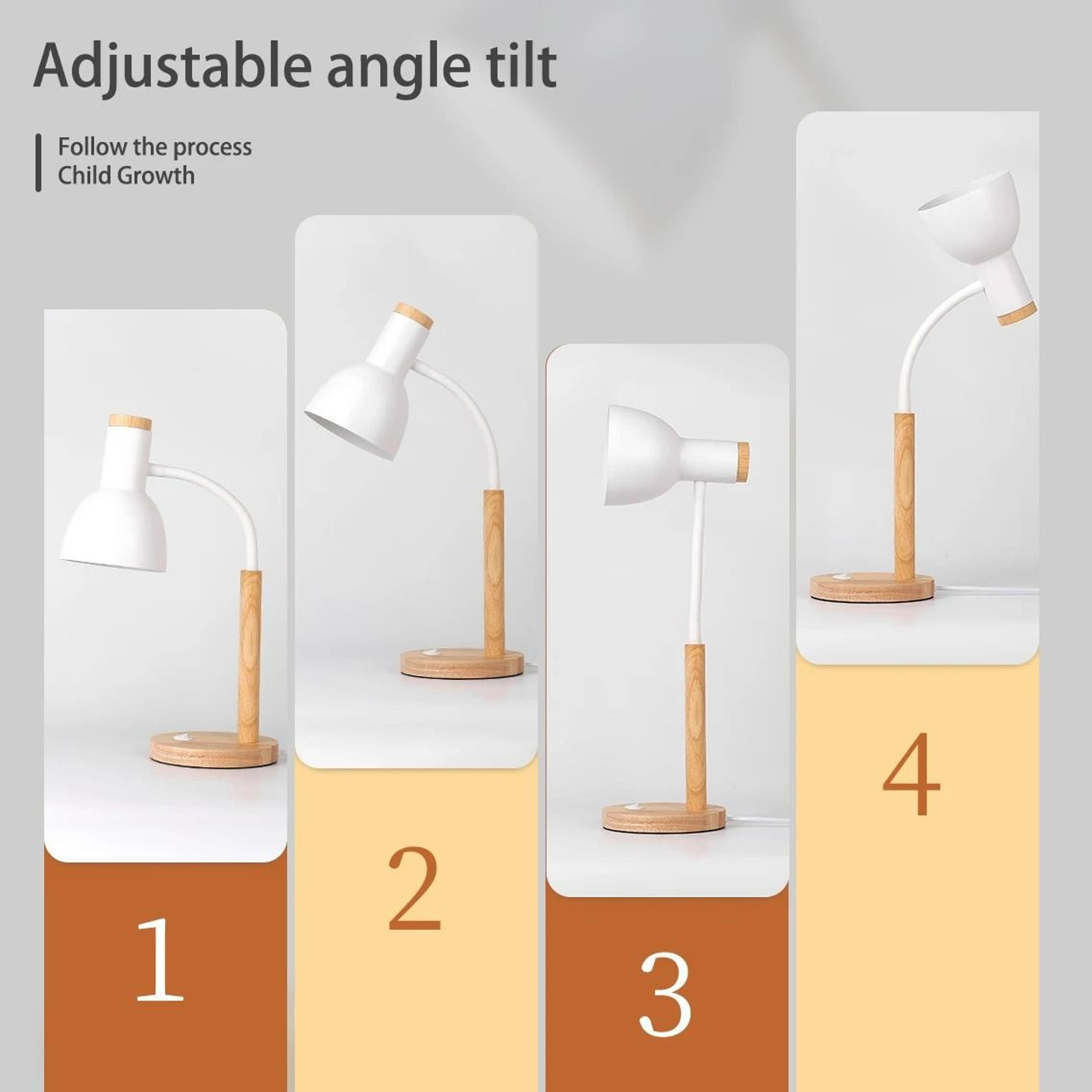 Modern E27 Adjustable Desk  Bedside Reading Lamp 4