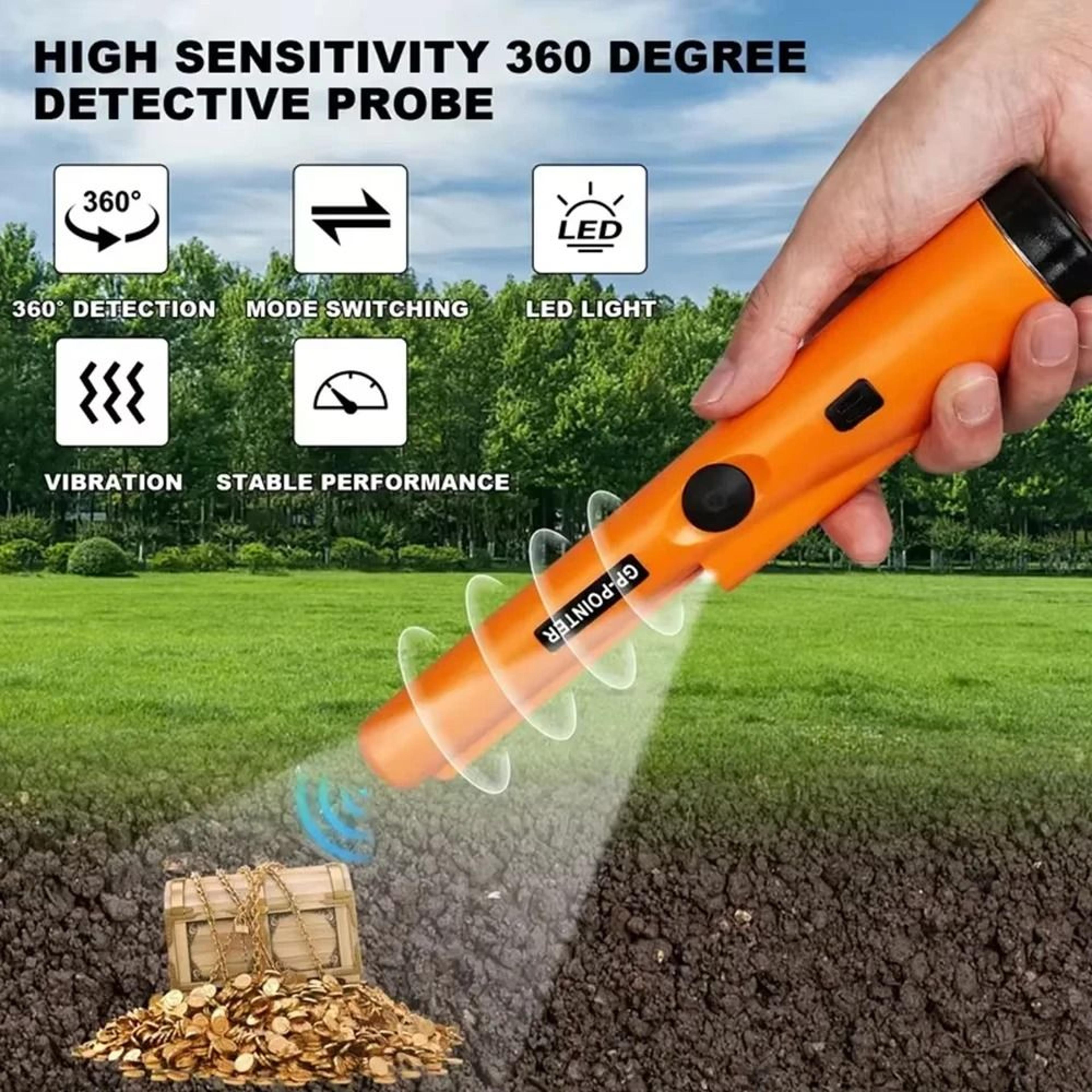 Professional 360 Waterproof Handheld Metal Detector Pinpointer 5