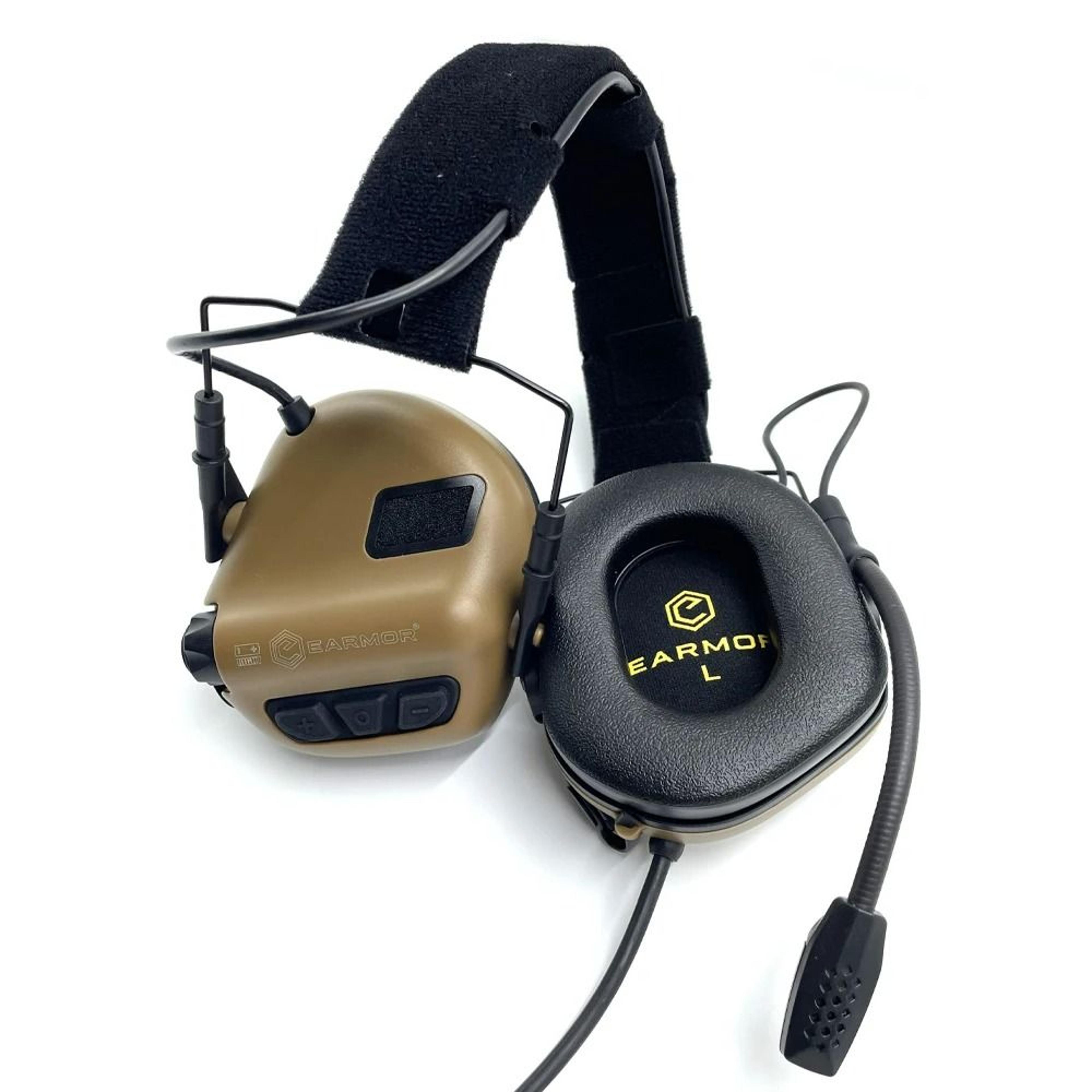 Professional Tactical Electronic Shooting Earmuffs  ARC Rail Headset 3