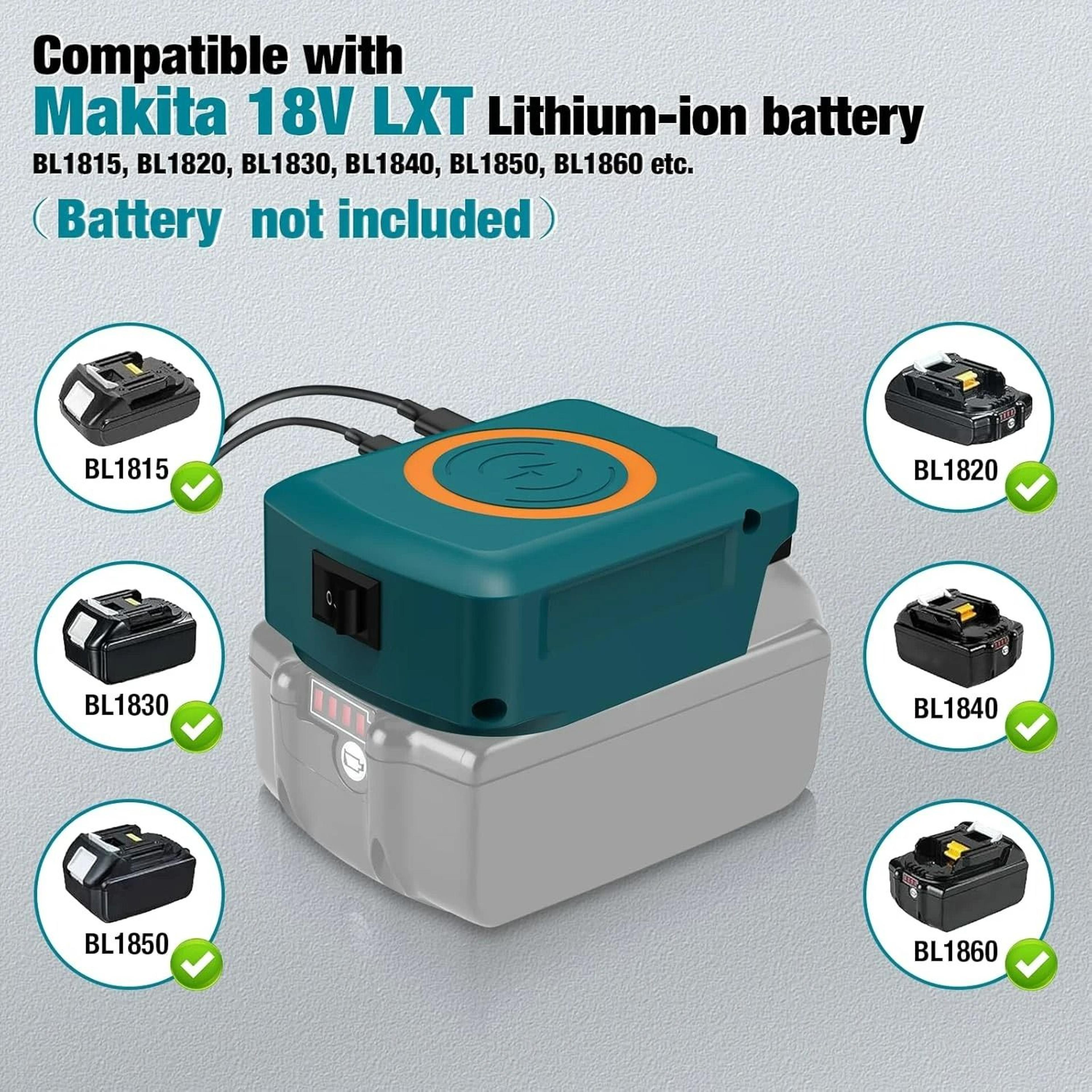 MultiPlatform Wireless Phone Charger  Power Bank Adapter For 18V20V Lithium Batteries 1