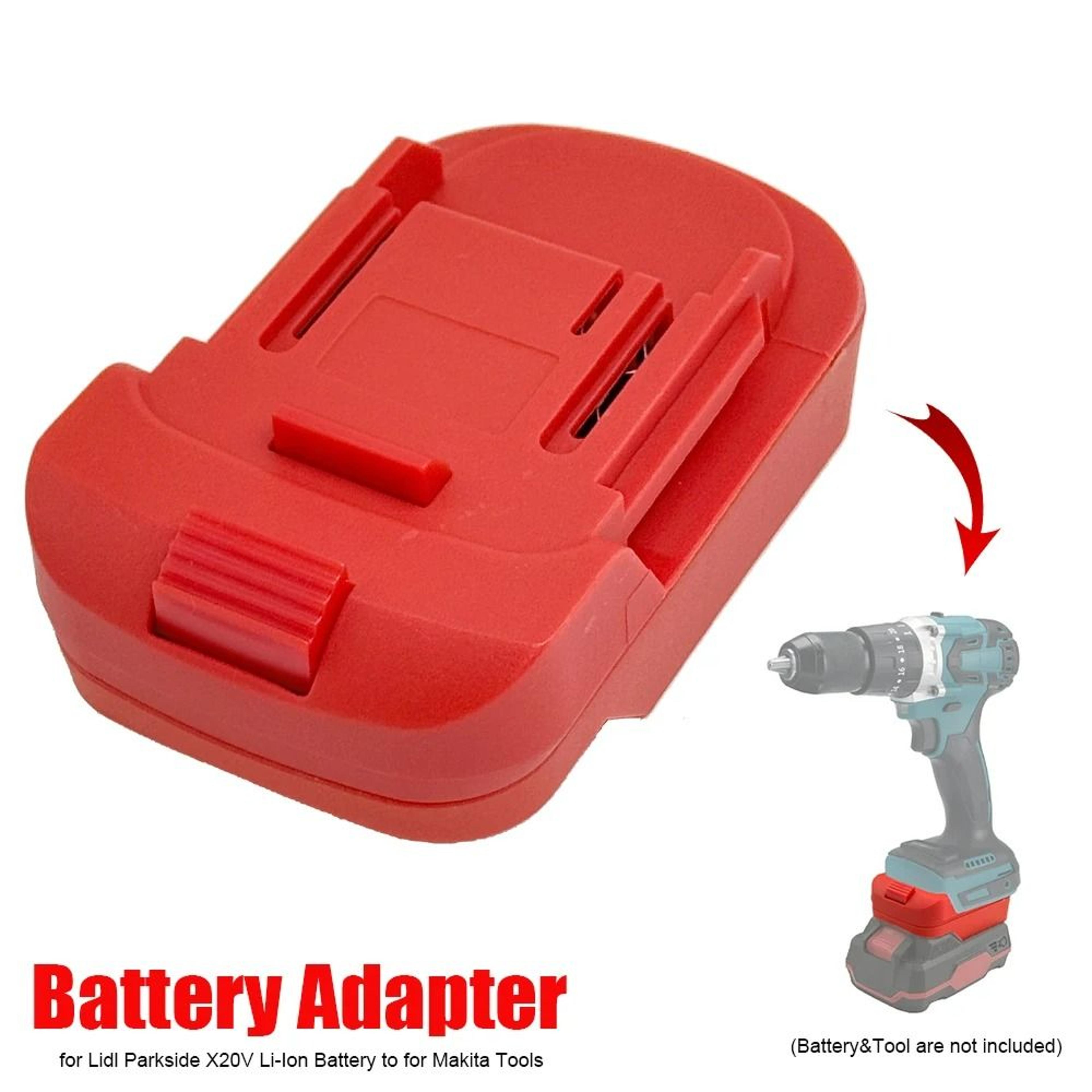 battery adapter converter parkside x20v battery to makita 18v cordless power tools