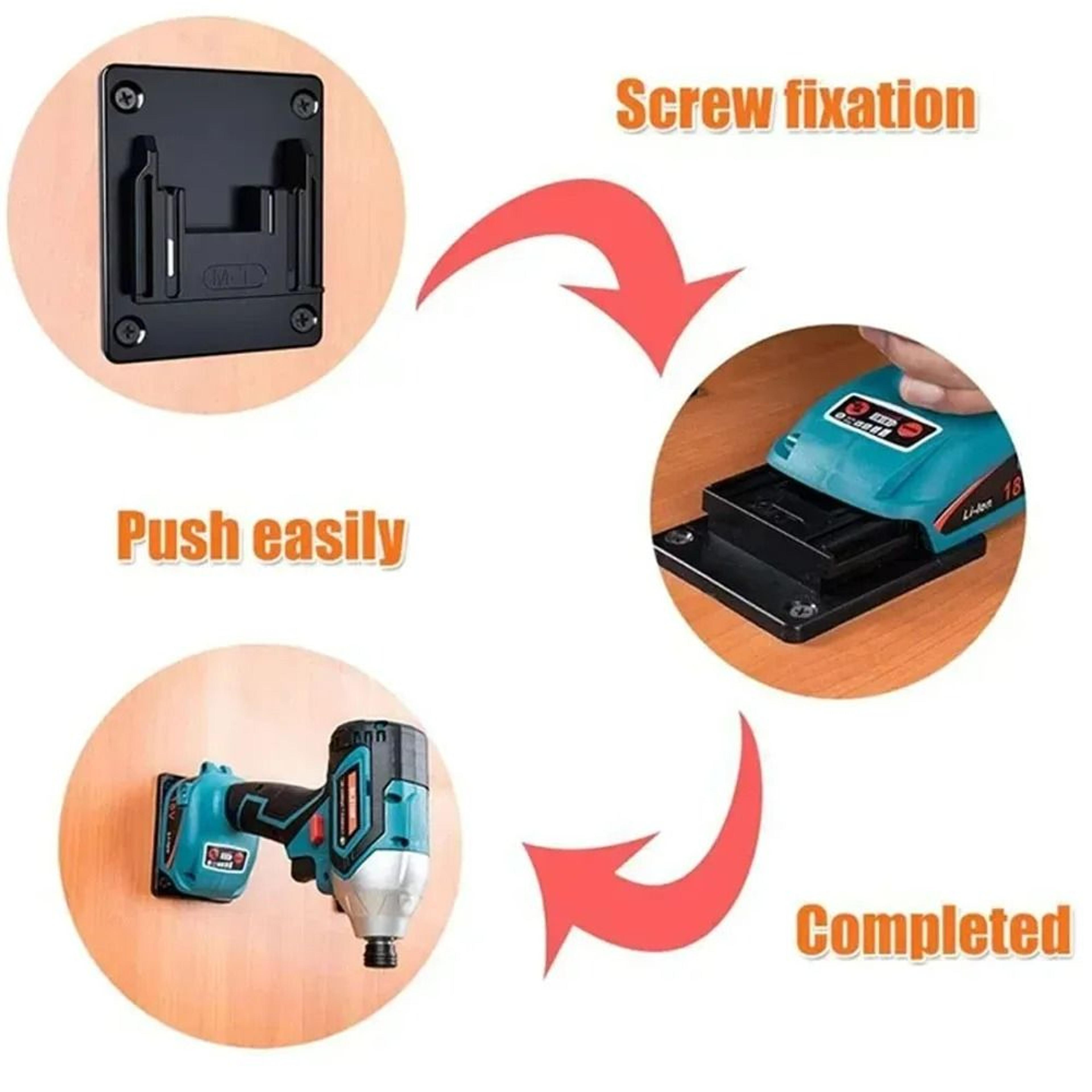 5Pack HeavyDuty Cordless Tool Mounts  Wall Storage Brackets For 18V Tools 4