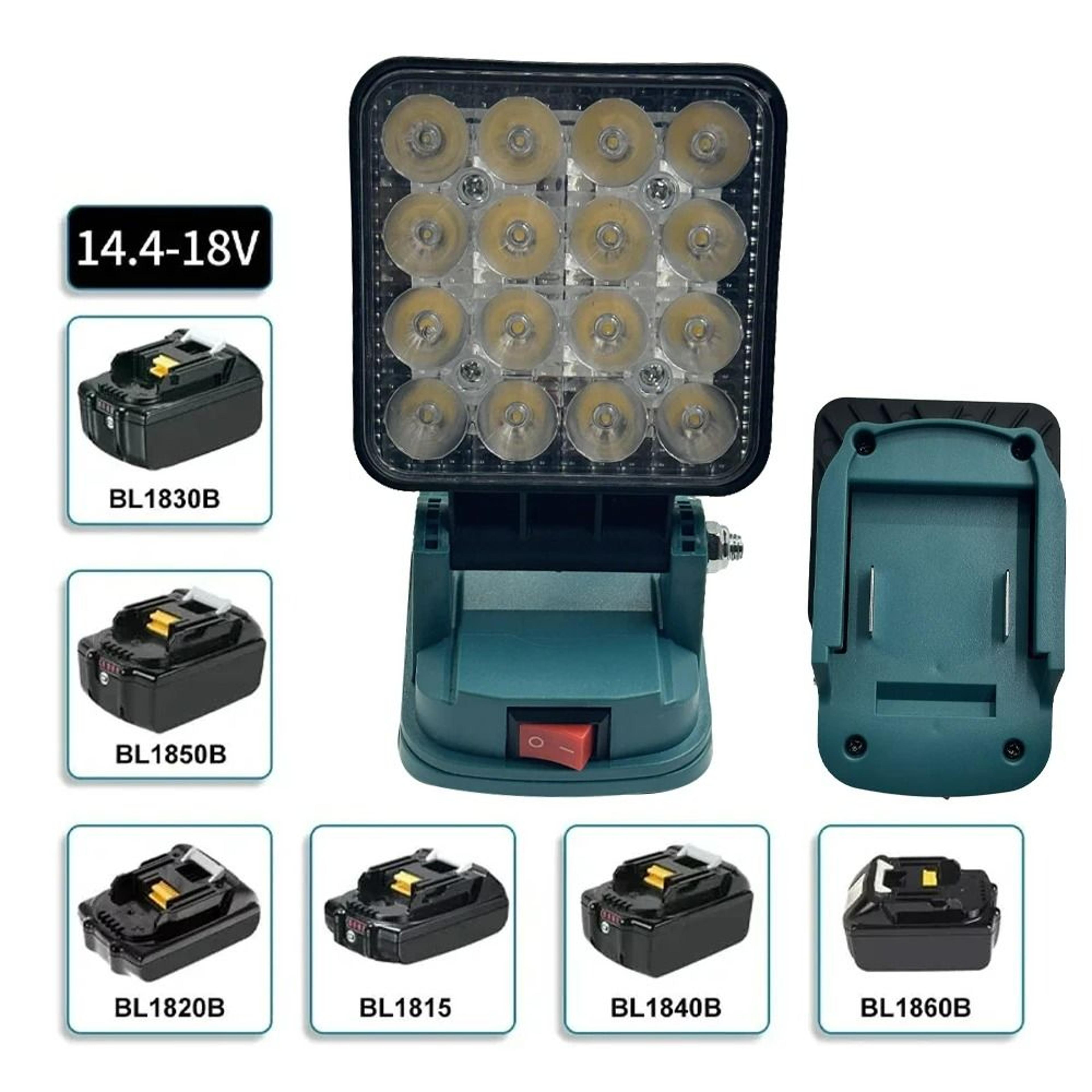 Cordless 3Inch LED Work Light  Emergency Lantern For 144V18V Lithium Battery 4