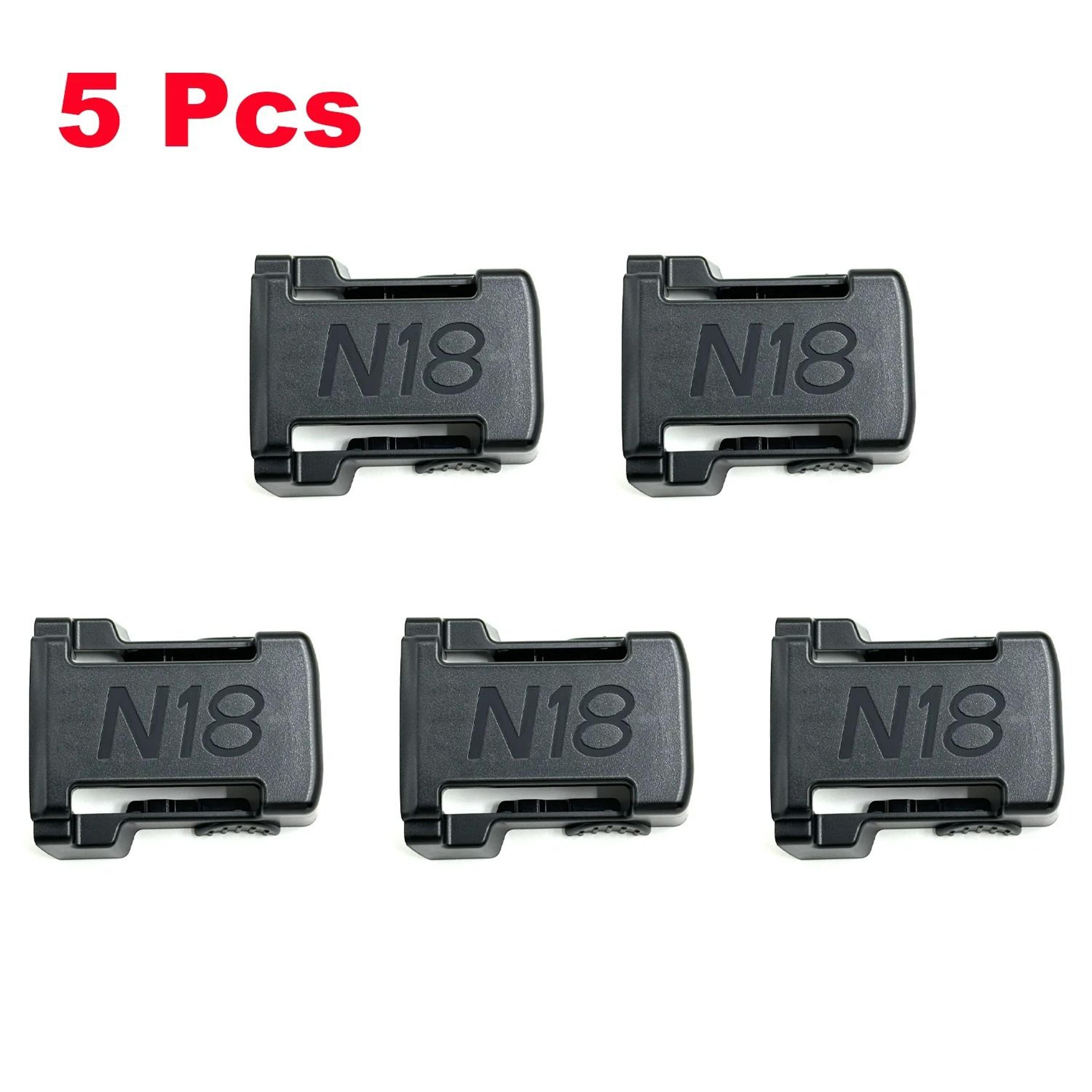 5Pack HeavyDuty Battery Storage Mounts  Dock Holder Racks For 18V20V Lithium Batteries 9