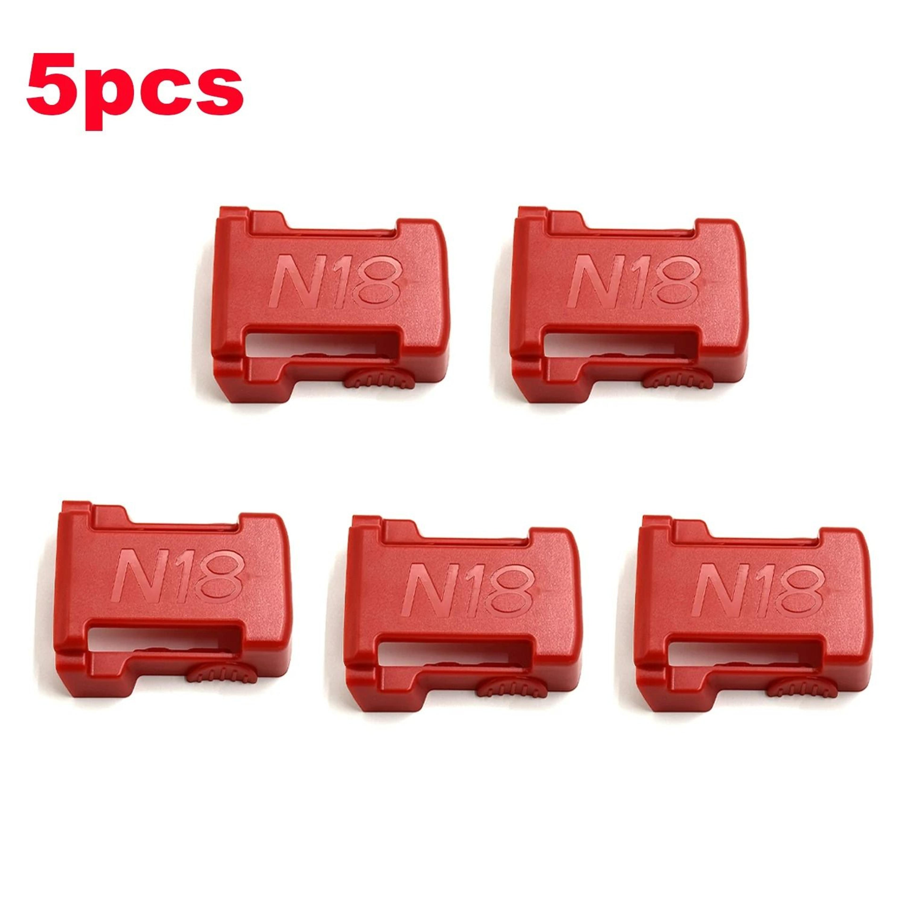 5Pack HeavyDuty Battery Storage Mounts  Dock Holder Racks For 18V20V Lithium Batteries 8