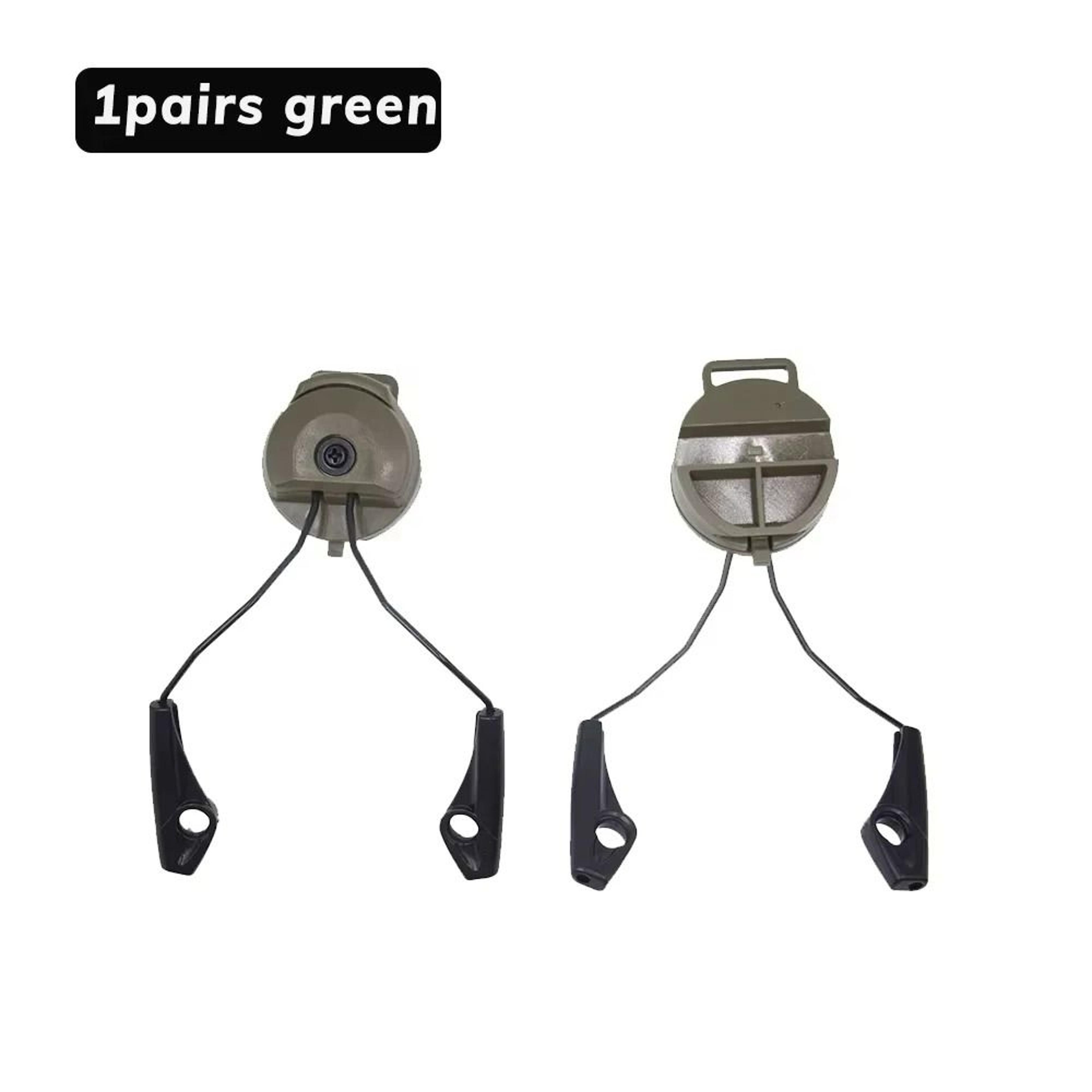Tactical Headset Helmet Rail Adapter  360Degree Swivel Suspension Brackets 7