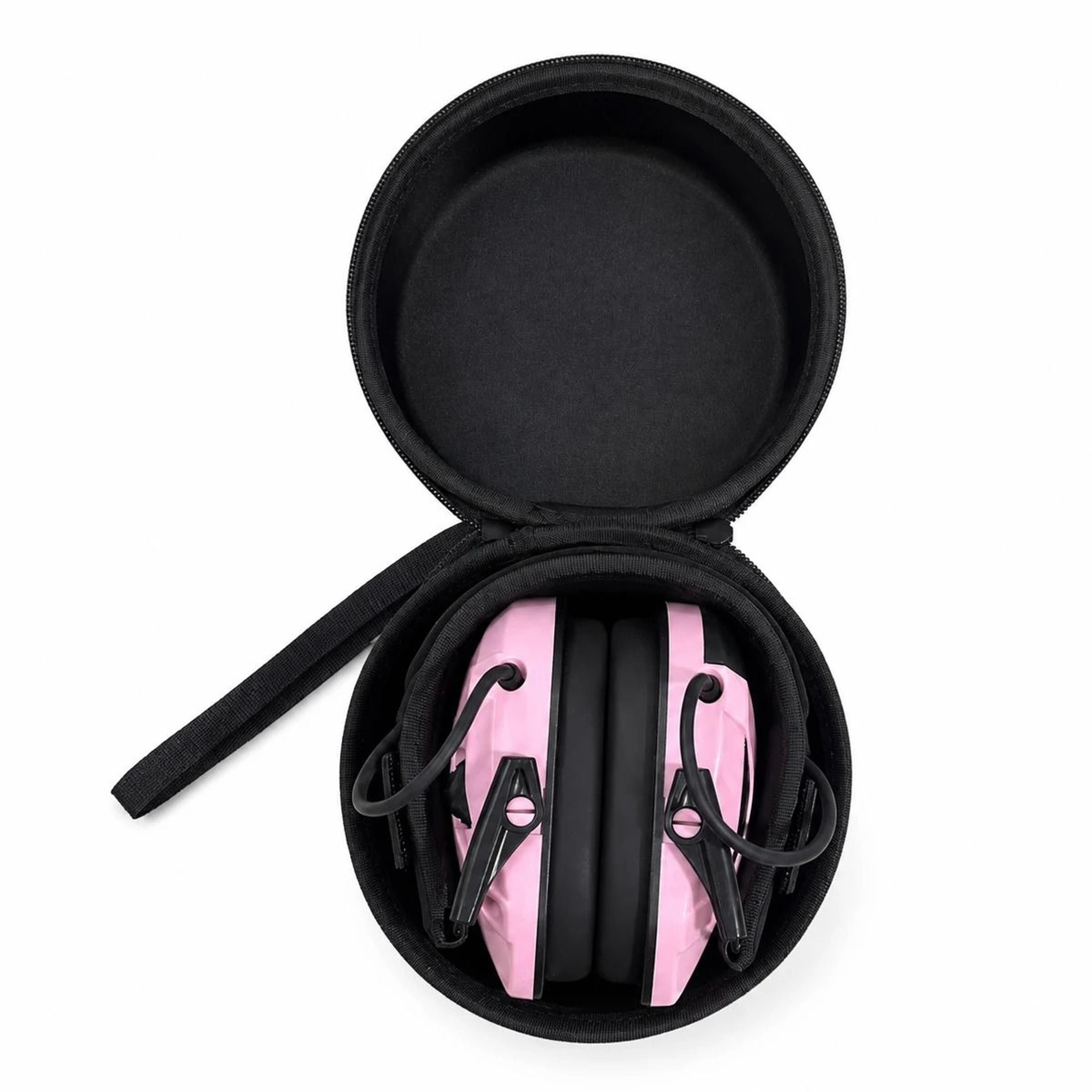 Tactical Electronic Shooting Earmuffs  Sound Amplification Headset With Storage Bag 15