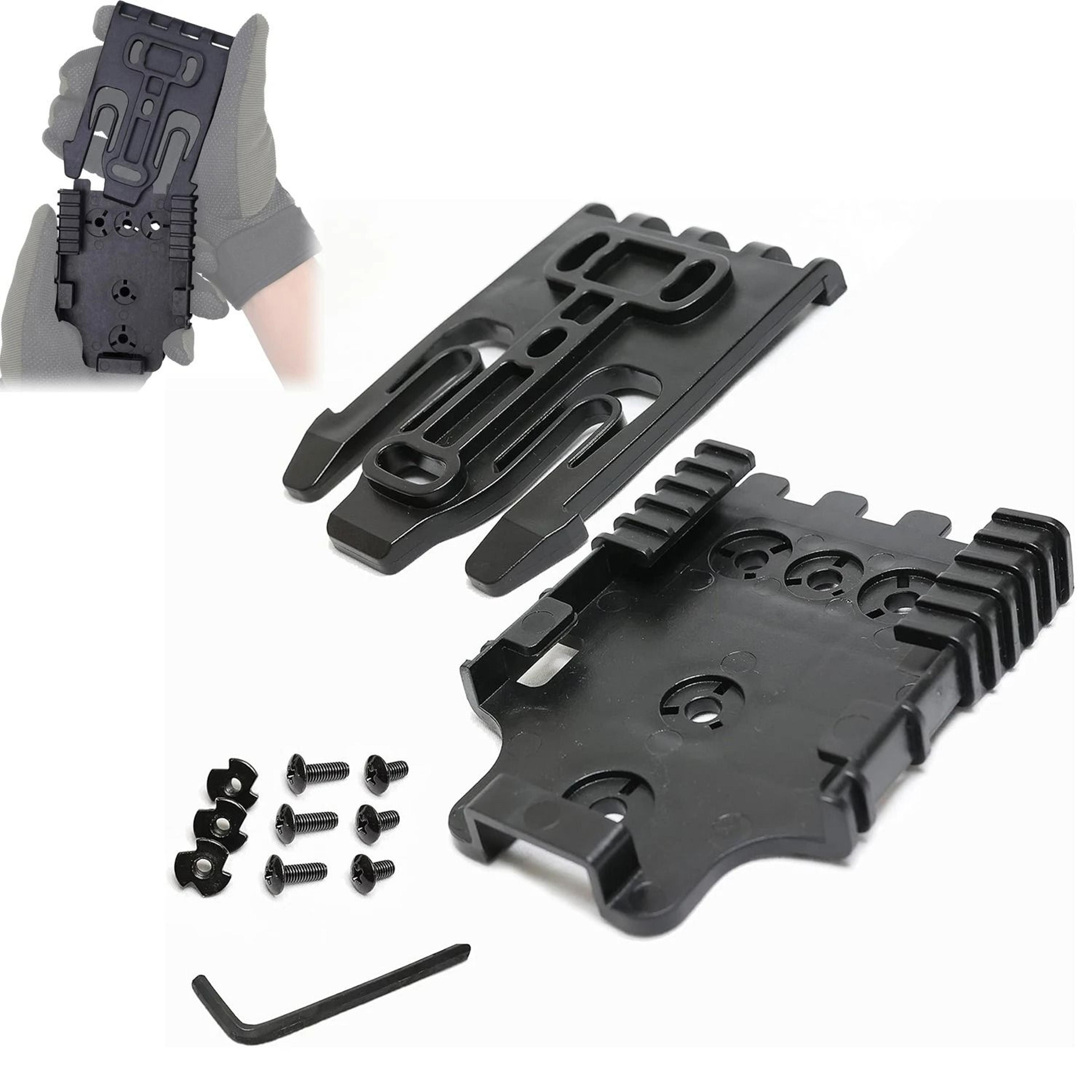 quick locking system holster fork & duty receiver plate set