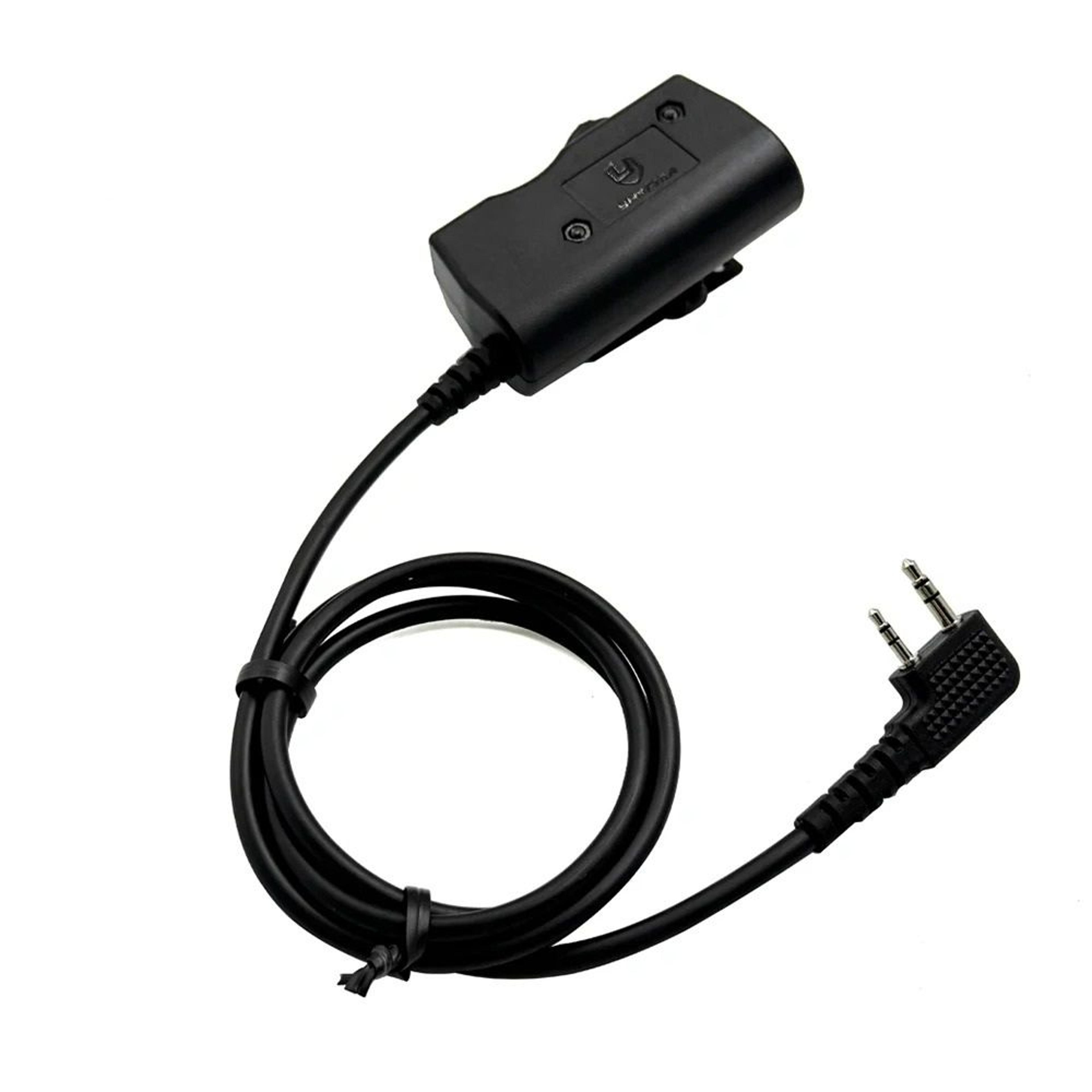 Tactical PushtoTalk U94 PTT Radio Adapter For Communications Headsets 1