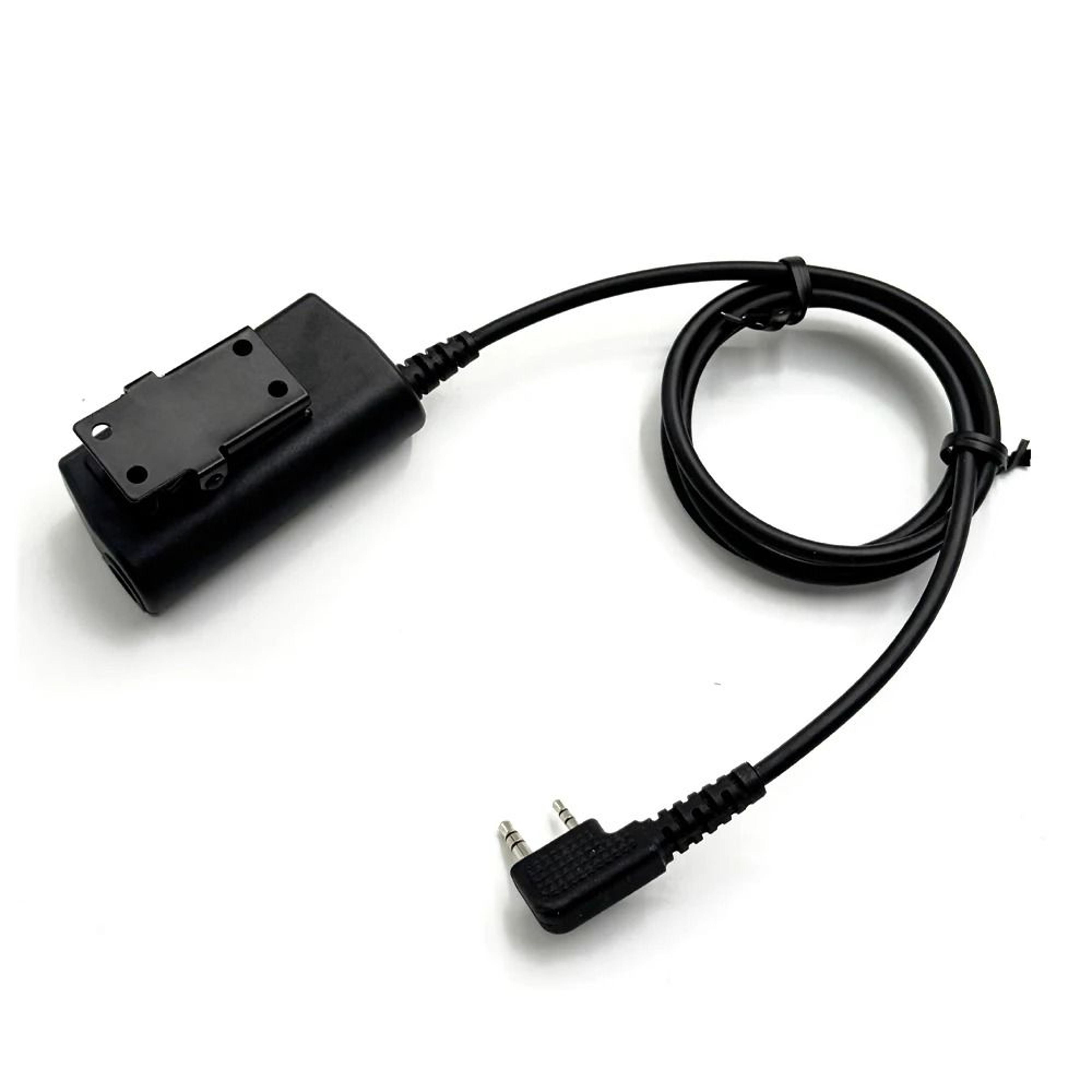 Tactical PushtoTalk U94 PTT Radio Adapter For Communications Headsets 2