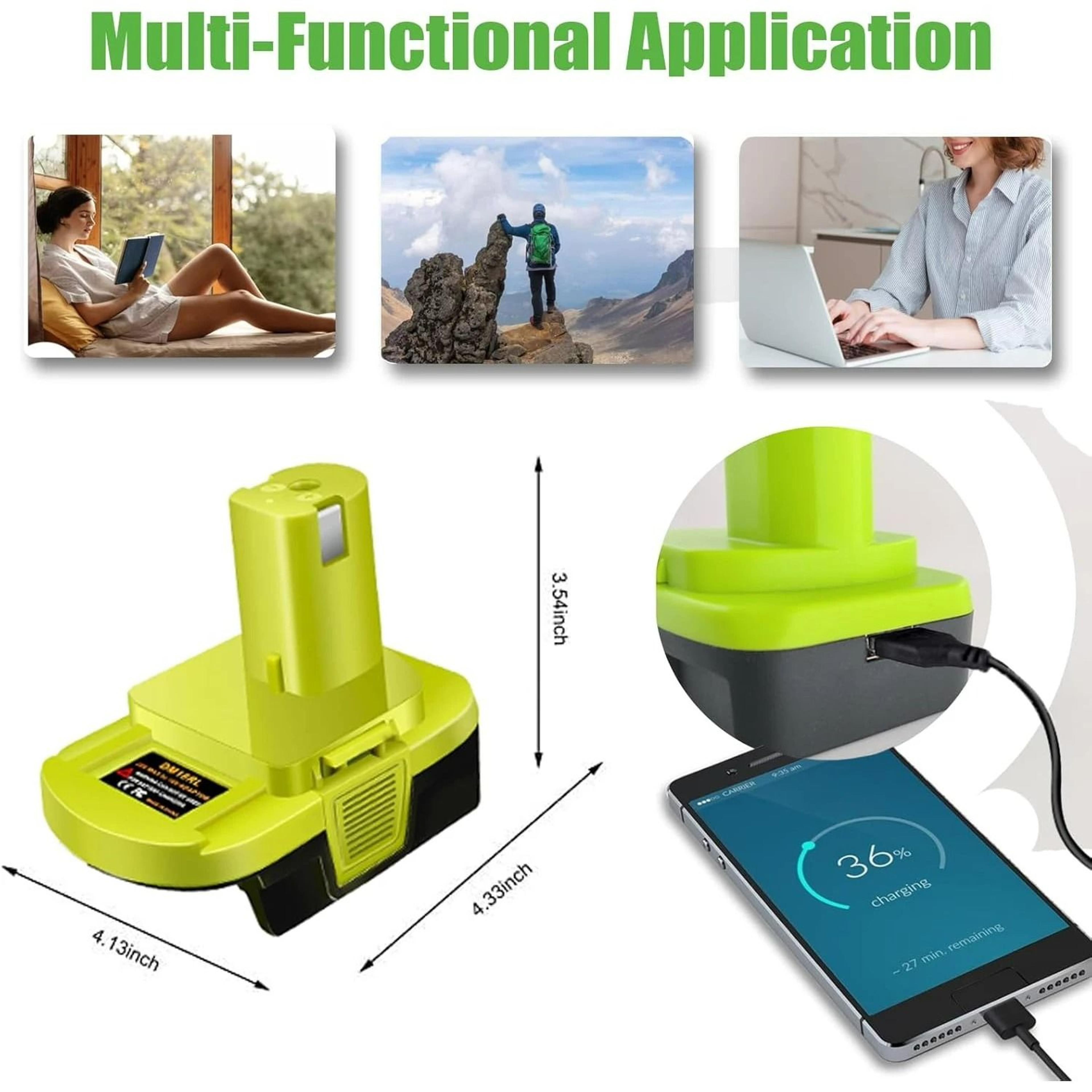 DualPlatform 18V20V Battery Adapter Converter For 18V Cordless Power Tools 4