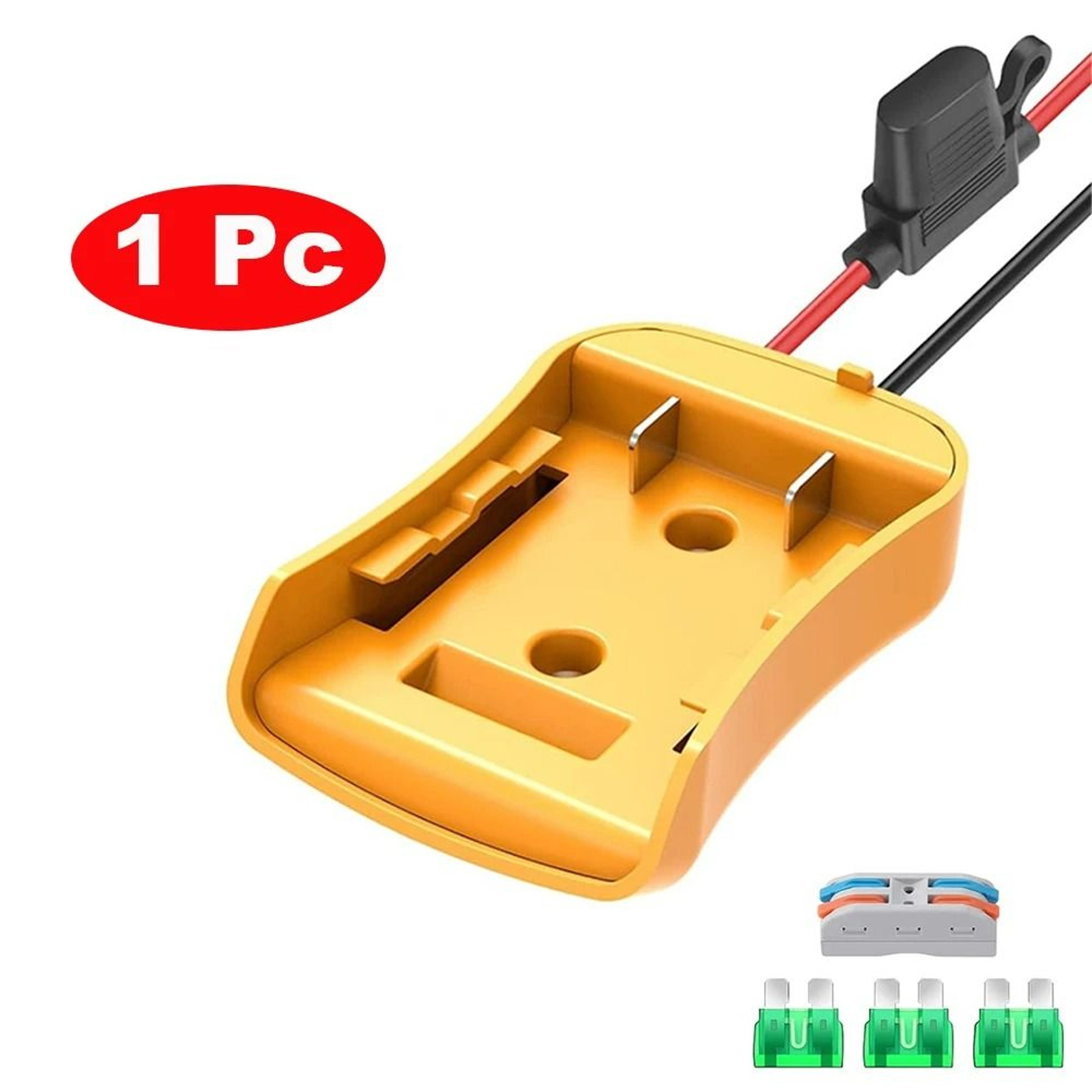Power Wheel Battery Converter Adapter Kit For 20V Lithium Batteries With Fuse  Wire Terminals 5