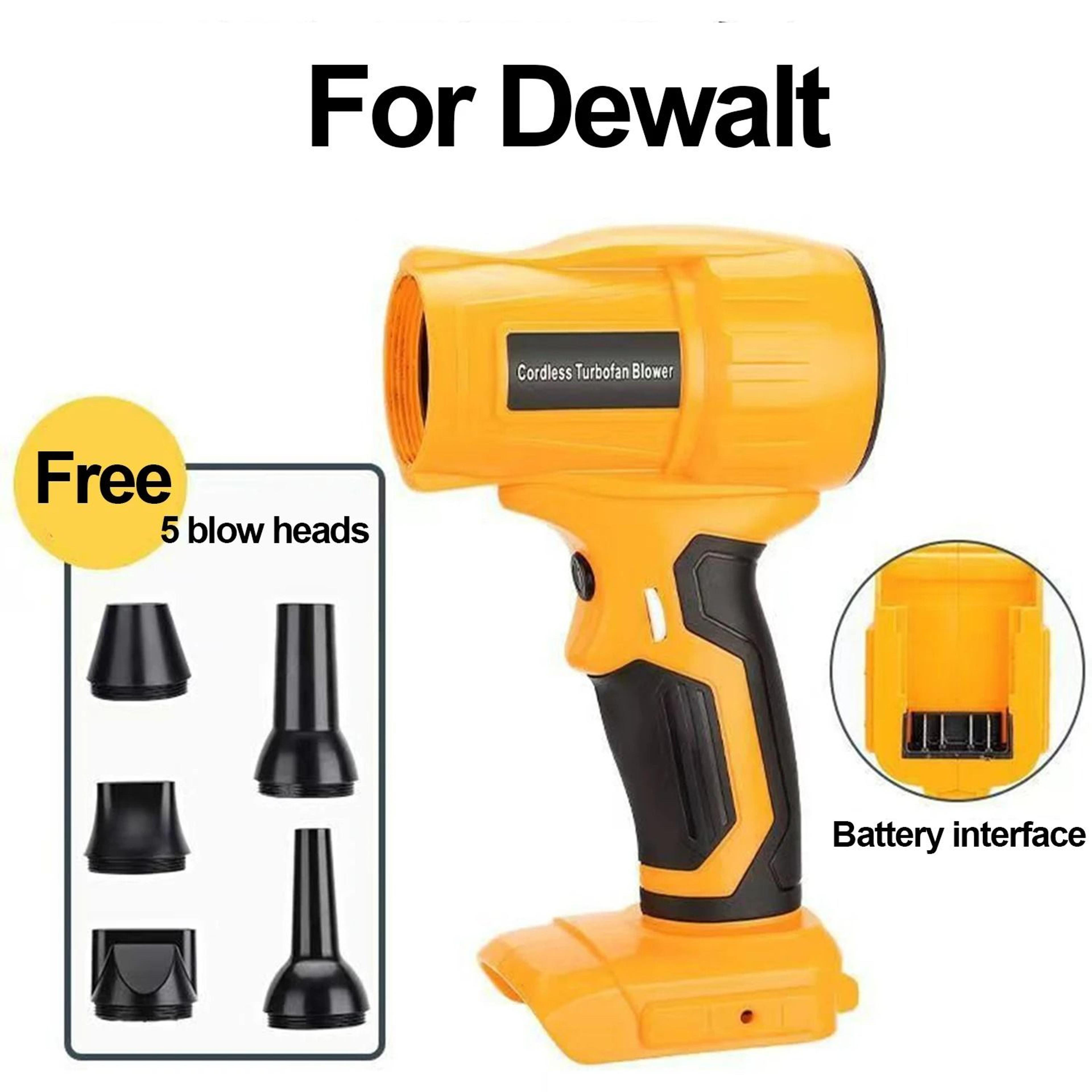 HighPower Cordless Brushless Turbo Jet Fan  Handheld Air Blower For 18V20V Lithium Batteries 8