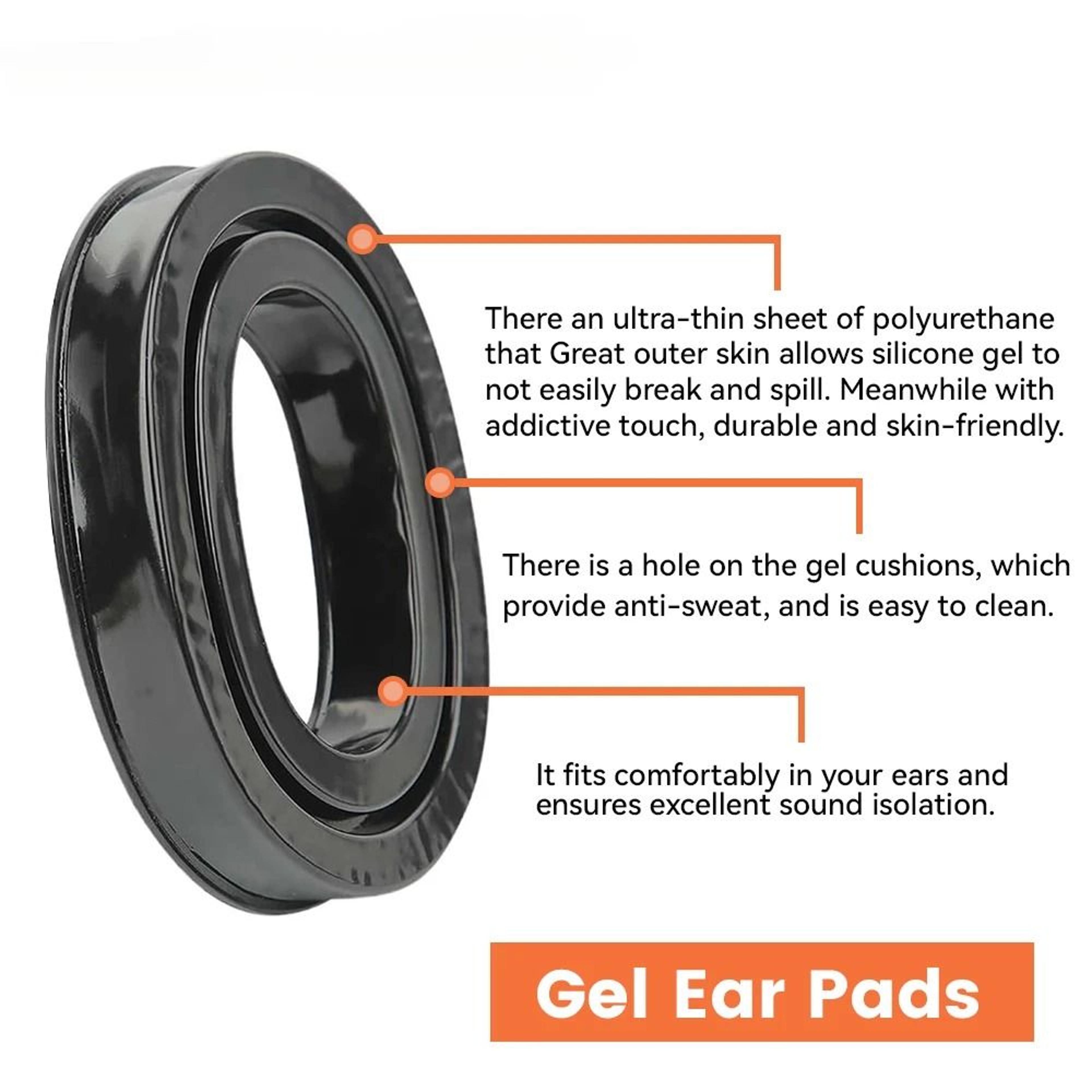Soft Cooling Gel Replacement Ear Cushions  Headphone Earpads For Tactical Headsets 3